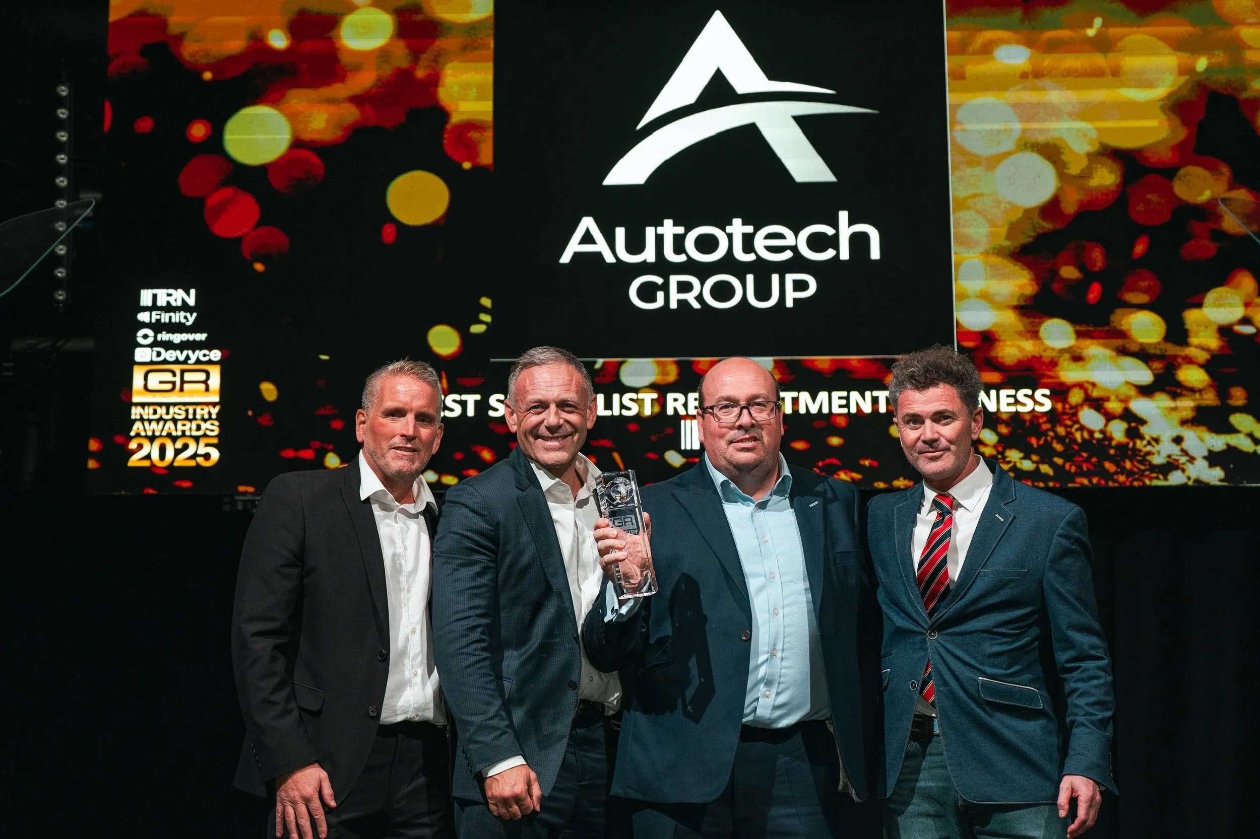 Autotech Group named Best Specialist Recruitment Company at Global Recruiter Awards
