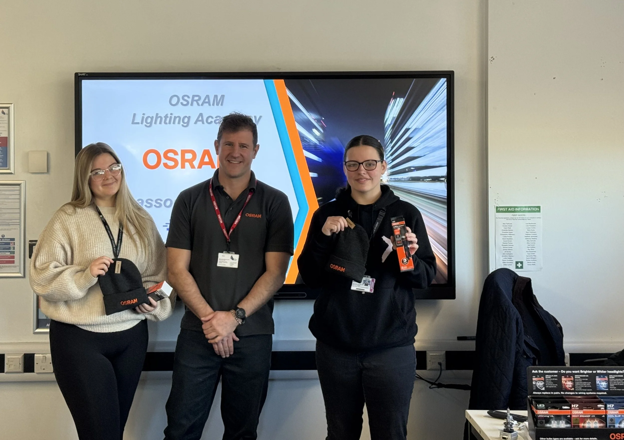Automotive lighting specialist provides training to West Lancashire students
