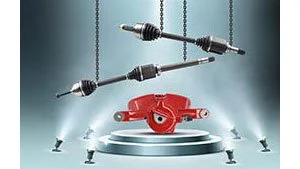 New brake calipers and driveshafts for Shaftec