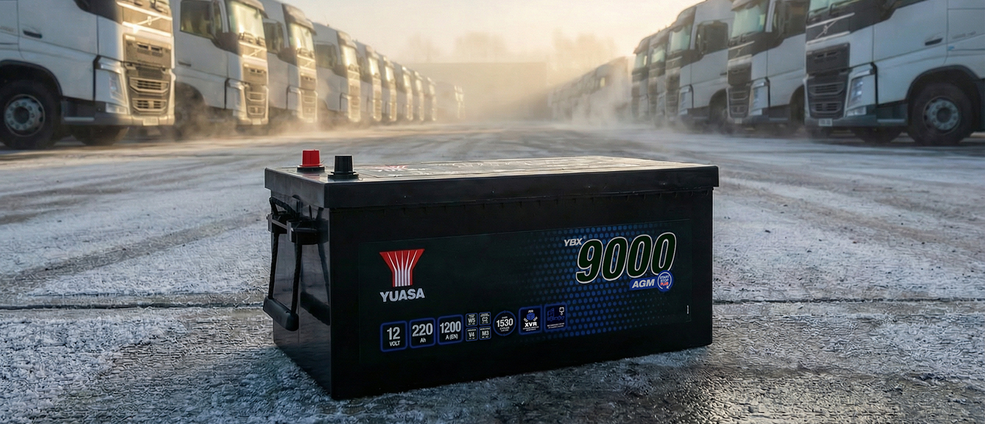 Yuasa’s first AGM Commercial Vehicle battery is here