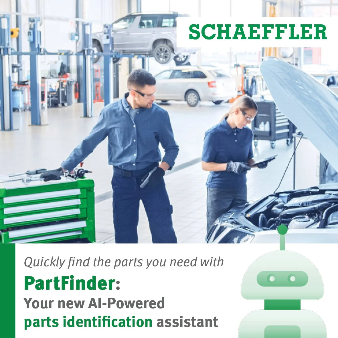 Schaeffler introduces AI assisted PartFinder system