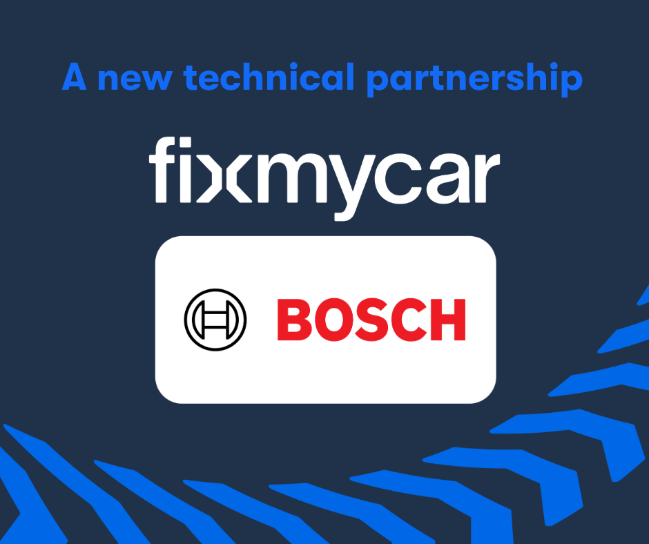 FixMyCar establishes new technical partnership with Bosch