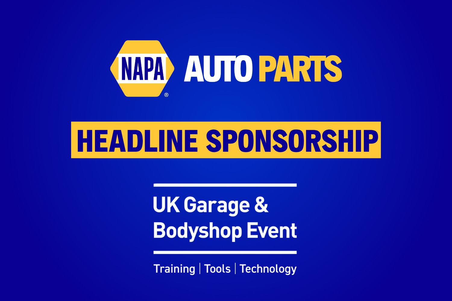 NAPA Auto Parts Announced as Headline Sponsor of the 2026 UK Garage &amp; Bodyshop Event