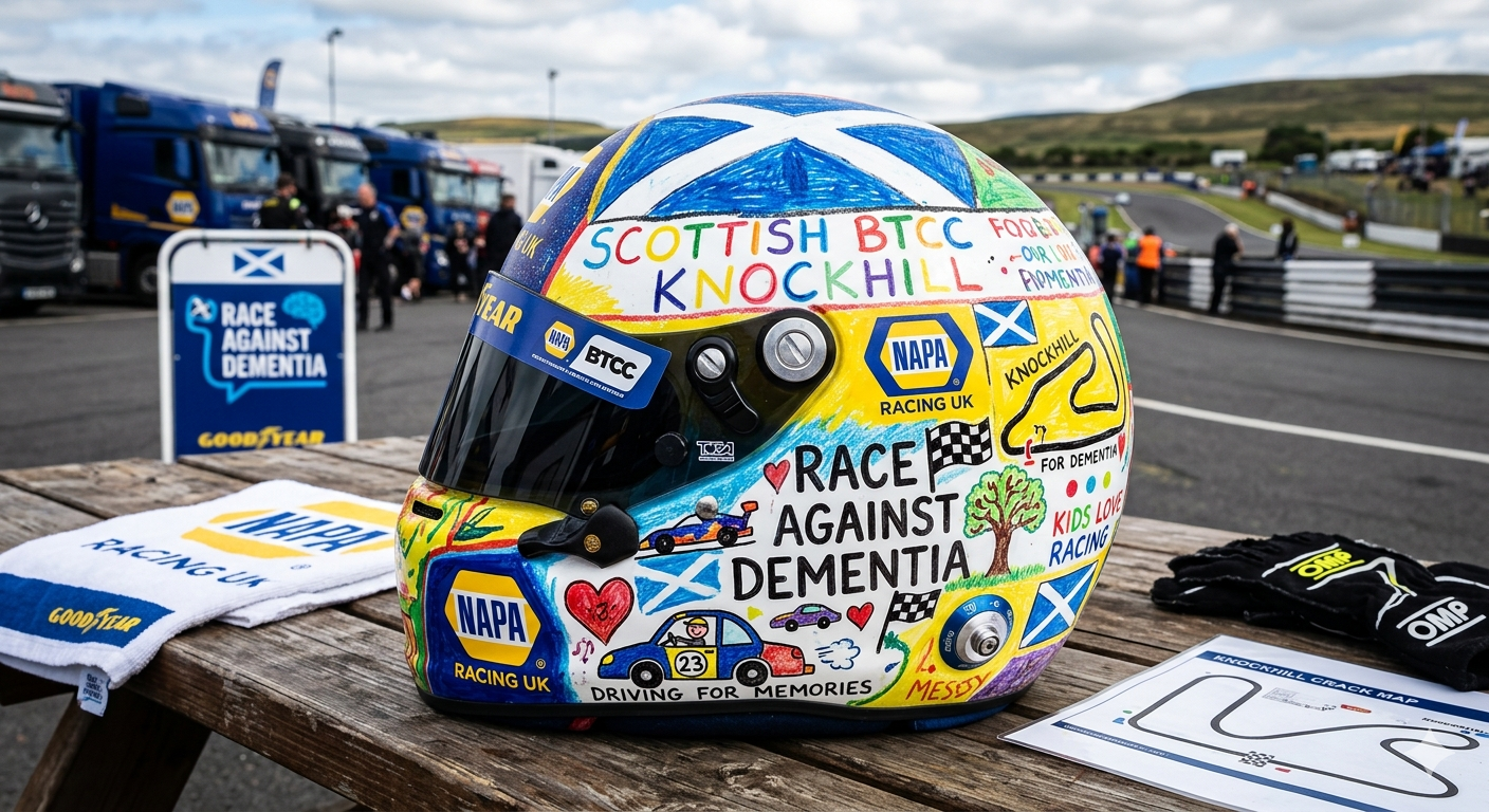 NAPA Racing Launches Helmet Design Competition in Support of Race Against Dementia