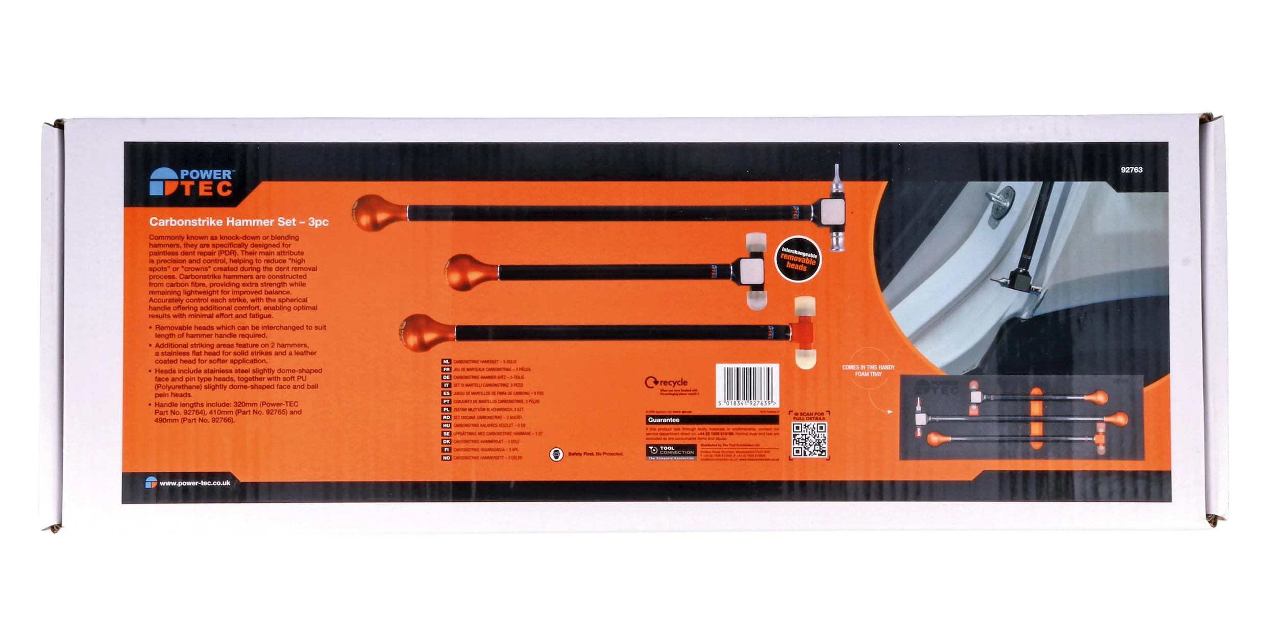 Precision dent finishing with the new Carbonstrike hammer set