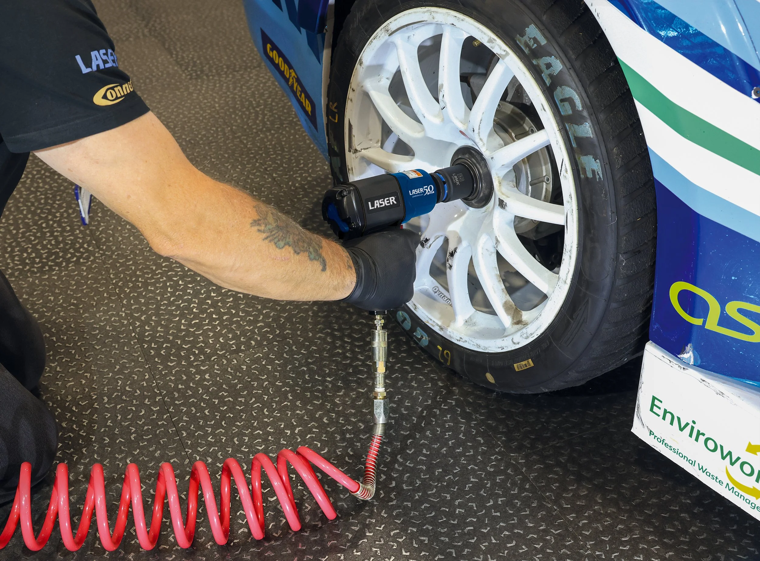 High-torque, twin-hammer impact wrenches join Laser Tools’ 50th anniversary range