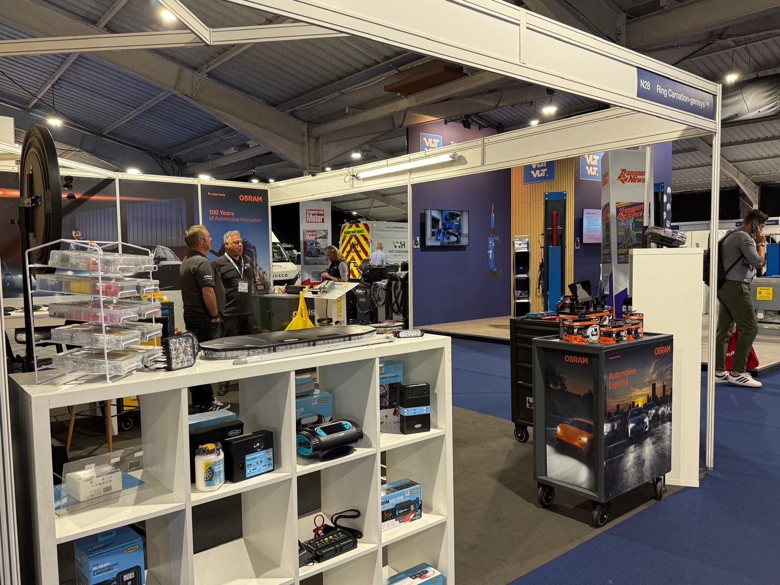 Ring Carnation and OSRAM shine at its first Road Transport Expo