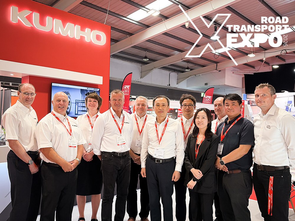 Kumho Tyre strengthens fleet relationships following successful Road Transport Expo