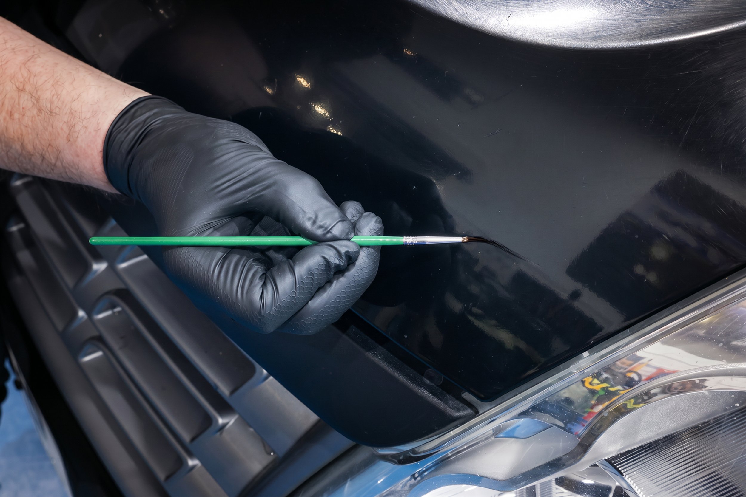 Power-TEC touch-up brushes deliver precision for stone chip repairs