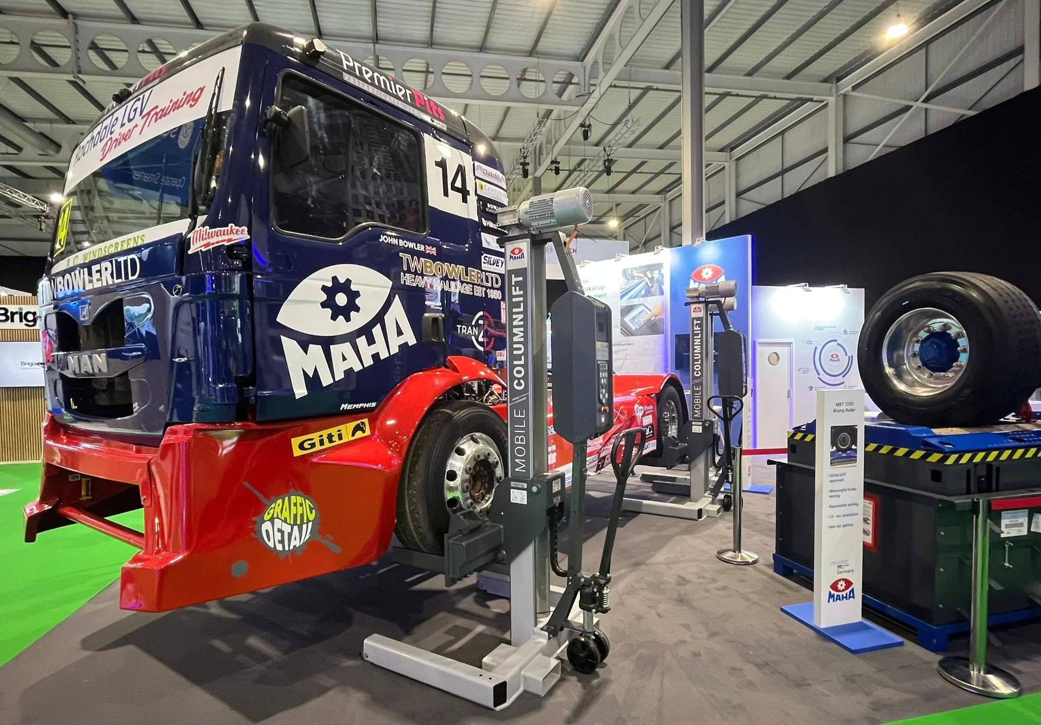 Rising roller brake testing main talking point at Road Transport Expo