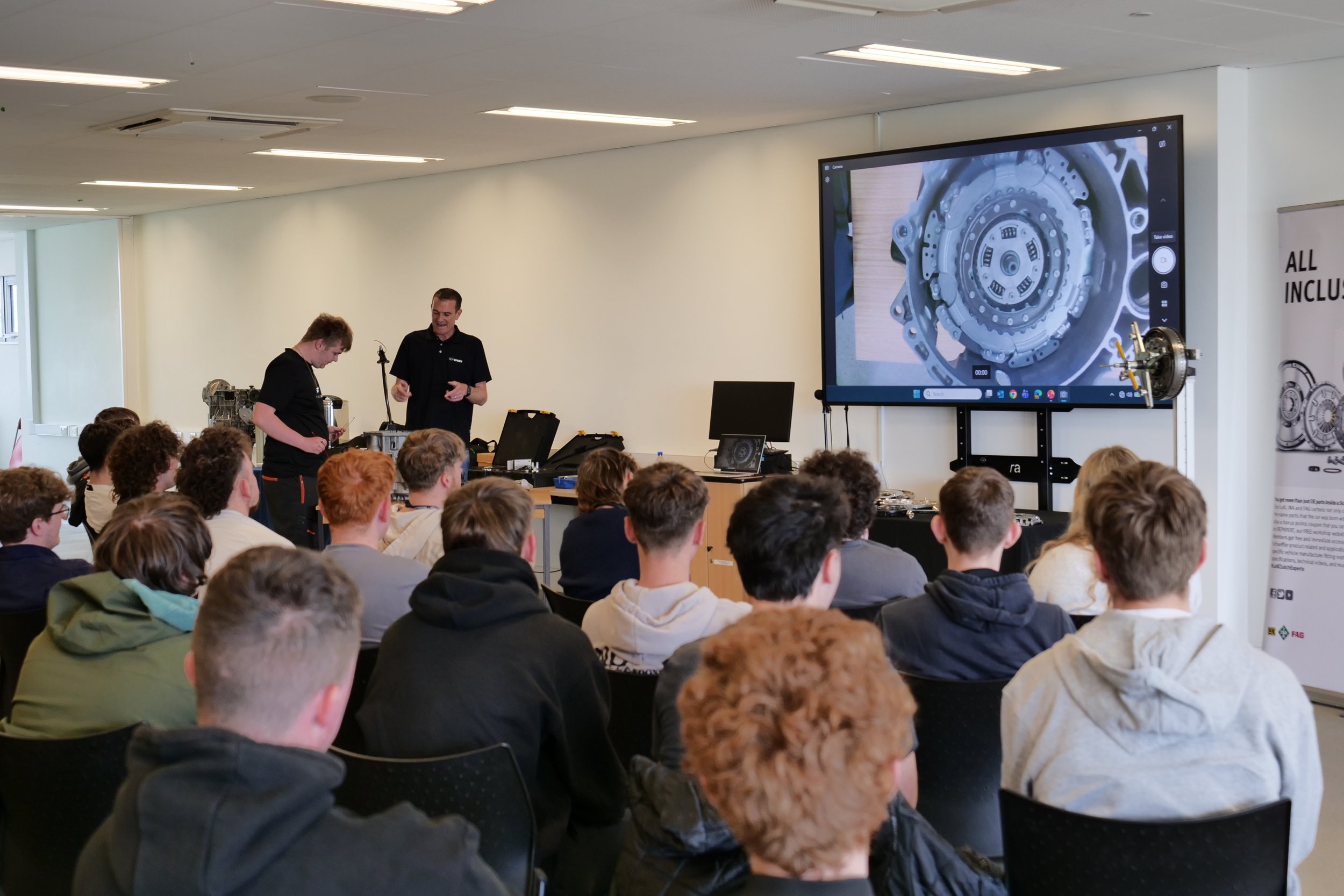 Herefordshire College students receive invaluable clutch system training