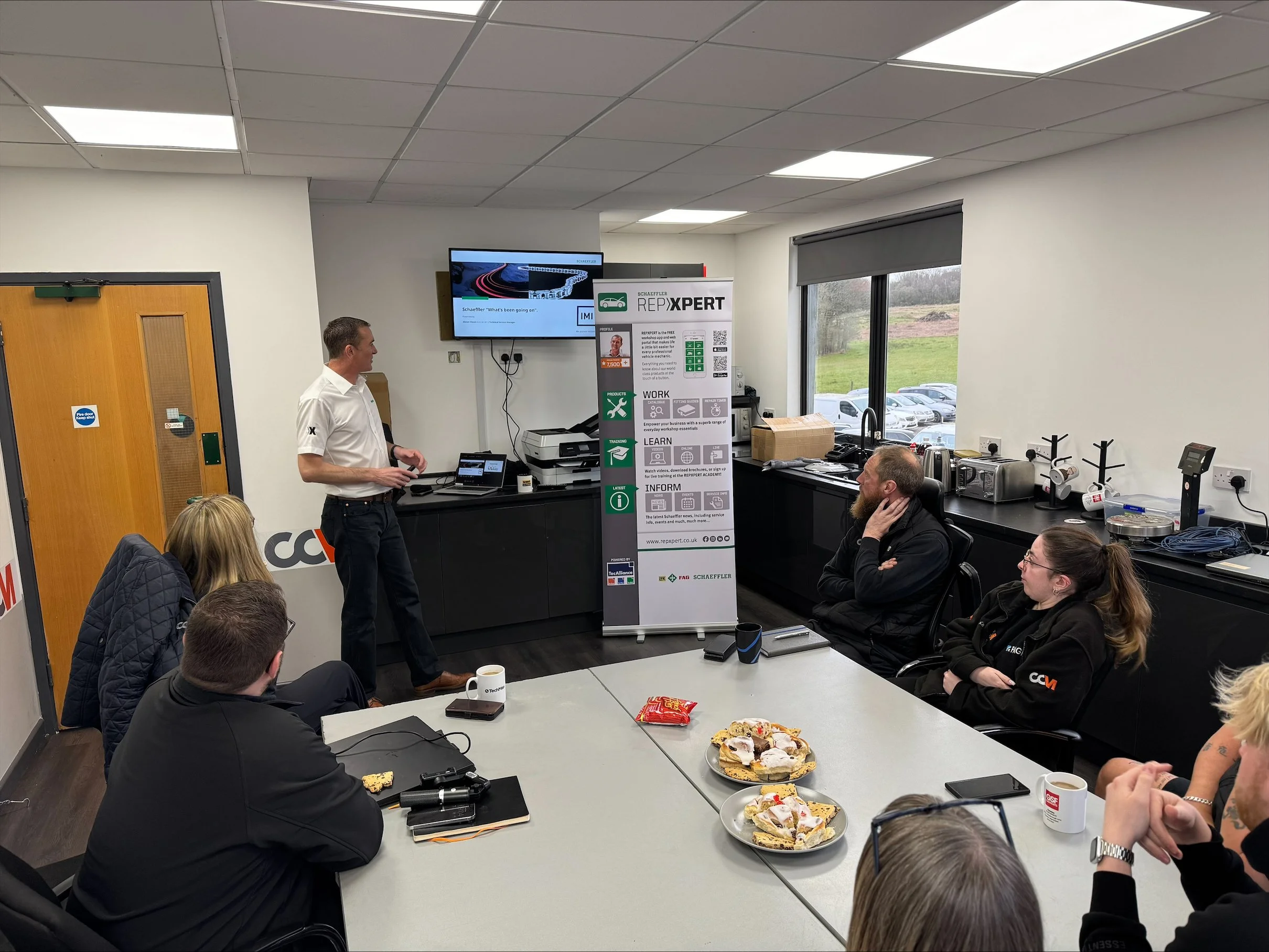 Schaeffler hosts training at CCM Ewhurst in Surrey