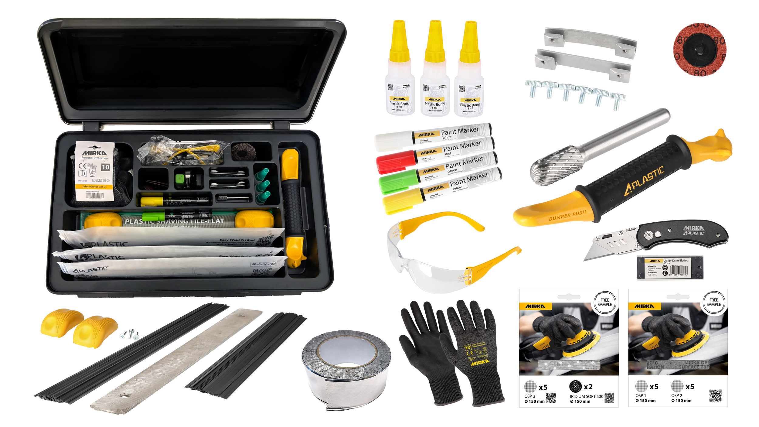 Mirka launches plastic repair kit for collision repair sector