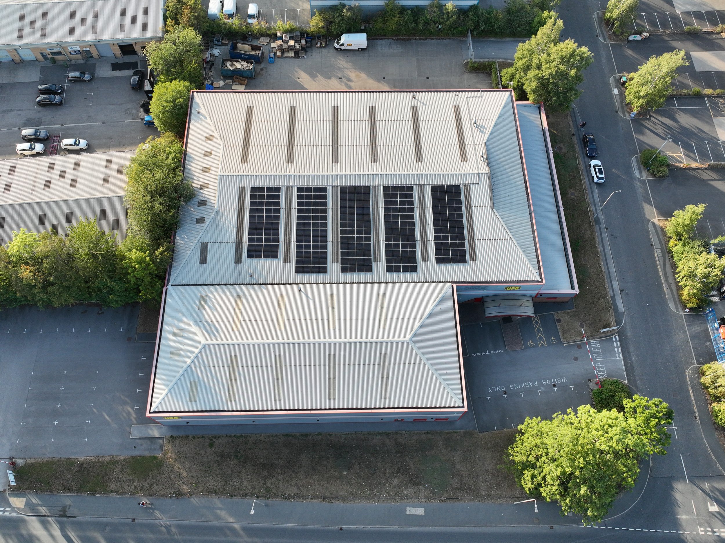 UPG solar investment powers 100% of site electricity demand in first full month