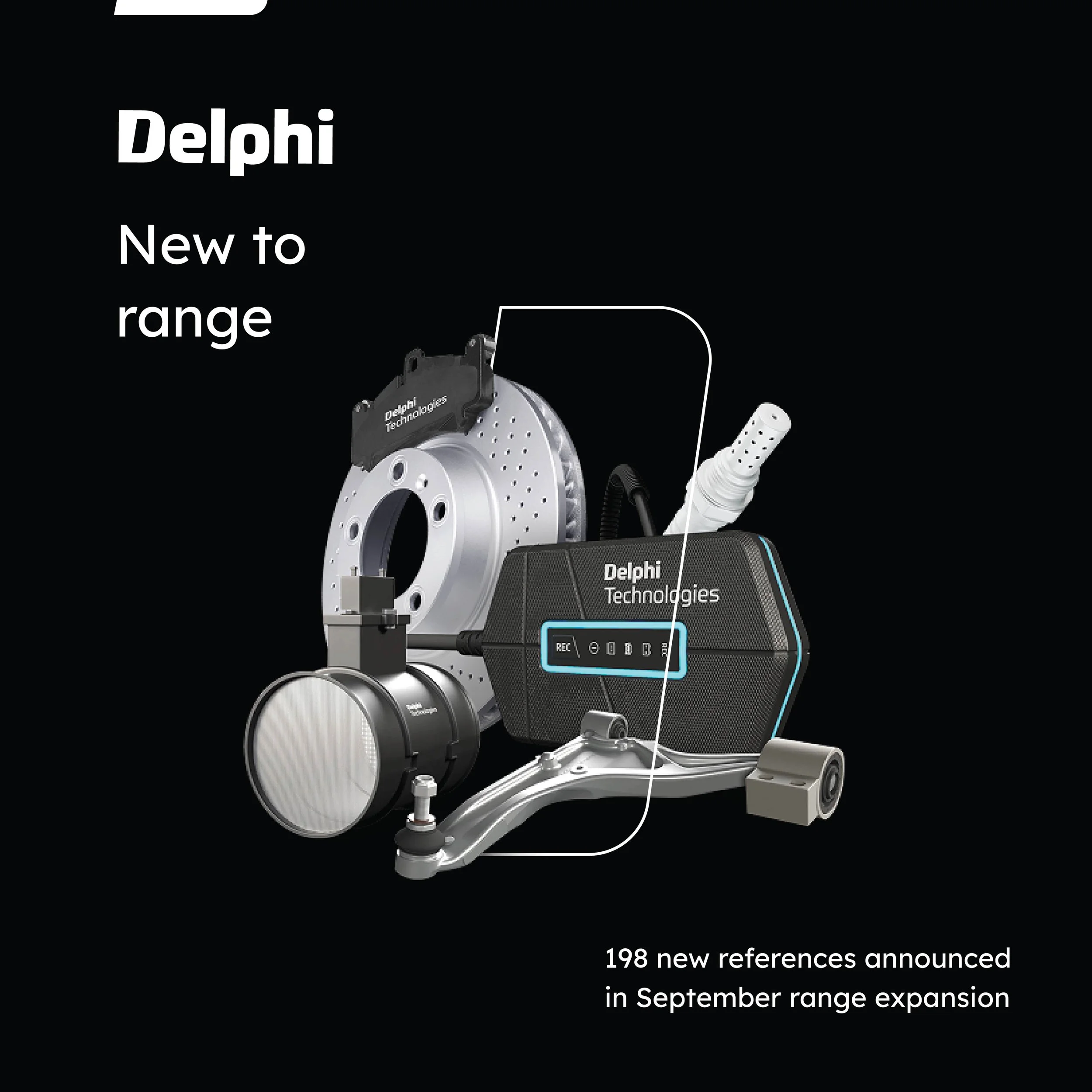 Delphi announces 198 new parts in September range expansion