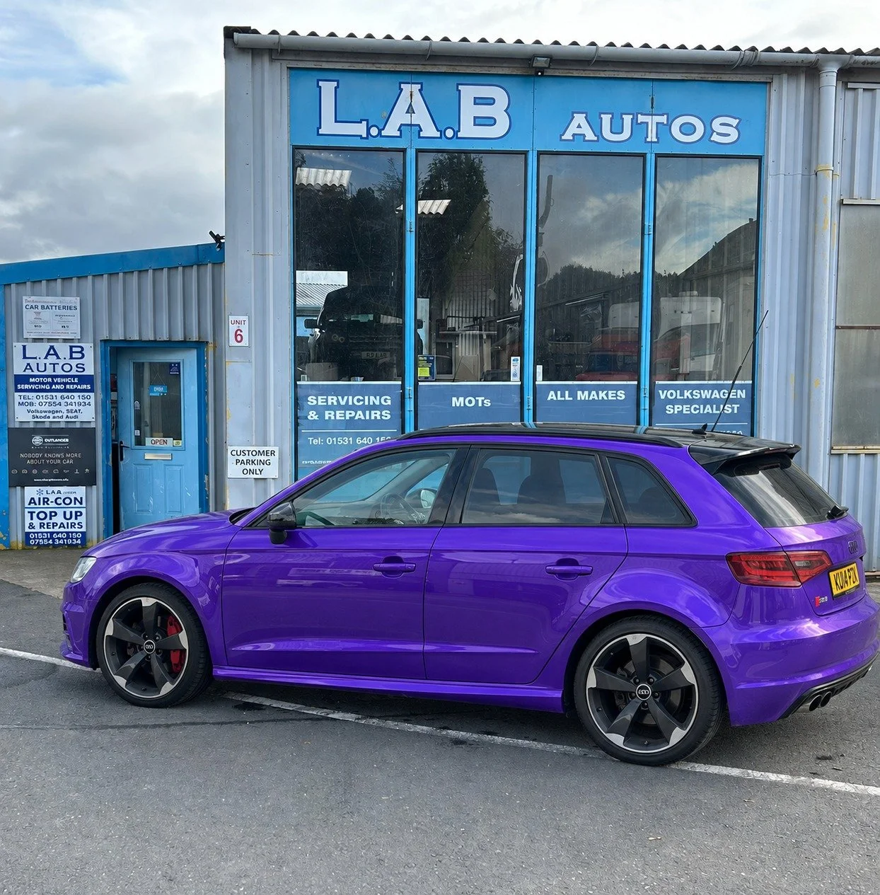 Hella Gutmann remote diagnostics resolves Audi lighting fault at LAB Autos