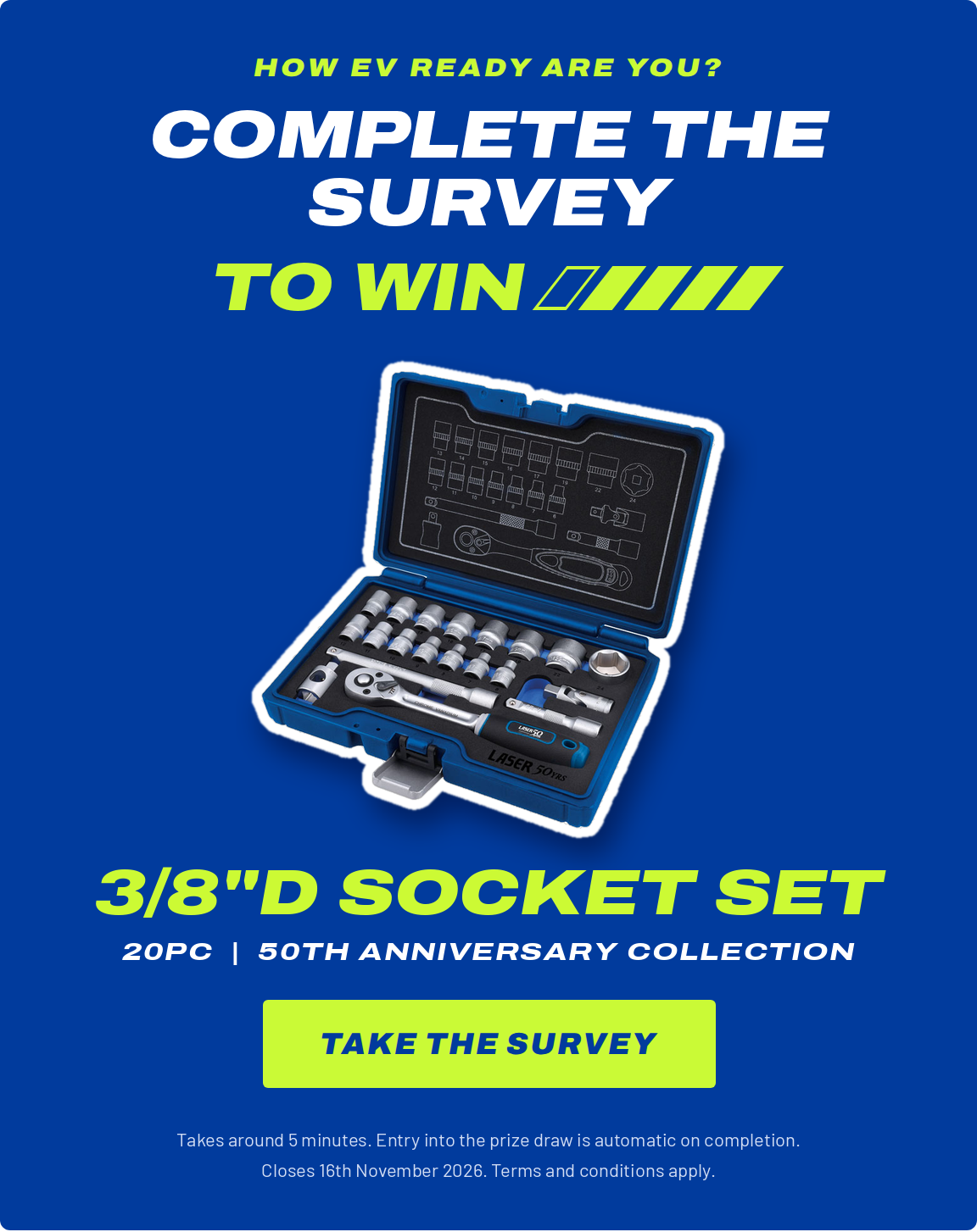 Laser Tools launches new ‘How EV Ready Are You?’ survey