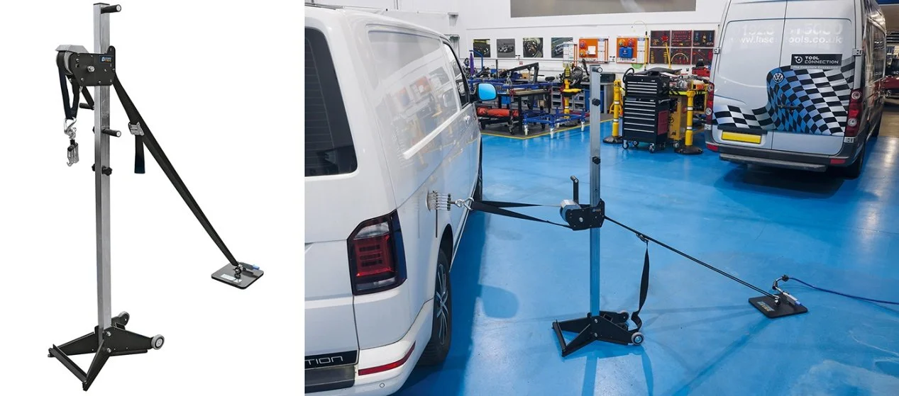 Power-TEC has introduced the new 92767 Pulling Tower, a fast and easy-to-install solution for steel and aluminium panel repair