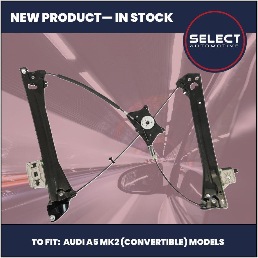 SELECT Automotive has added 61 new parts to its current product portfolio, including 51 new window regulator references