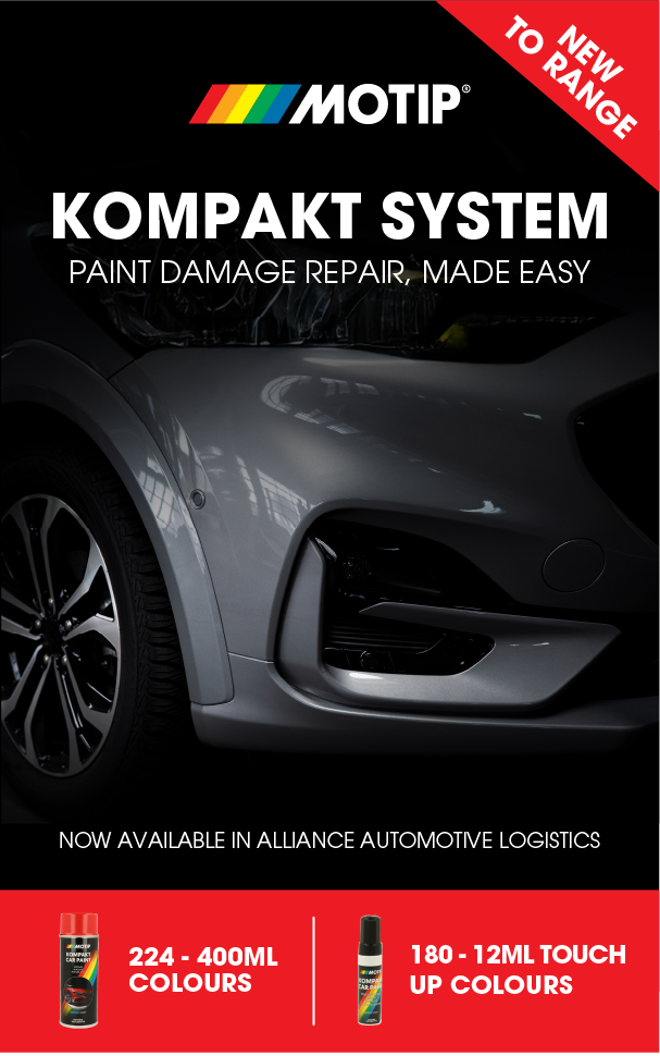 Alliance Automotive Logistics has announced the launch of the MOTIP paint range
