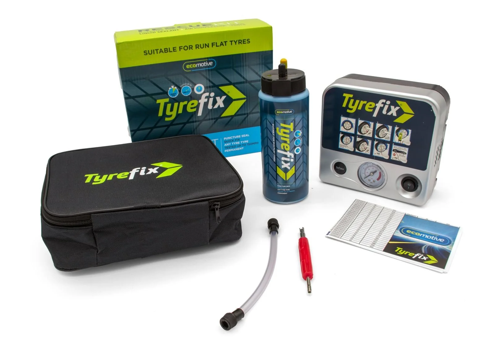 EcoMotive’s renowned product, Tyre Fix, gives a protective coating of the inner liners of the tyre