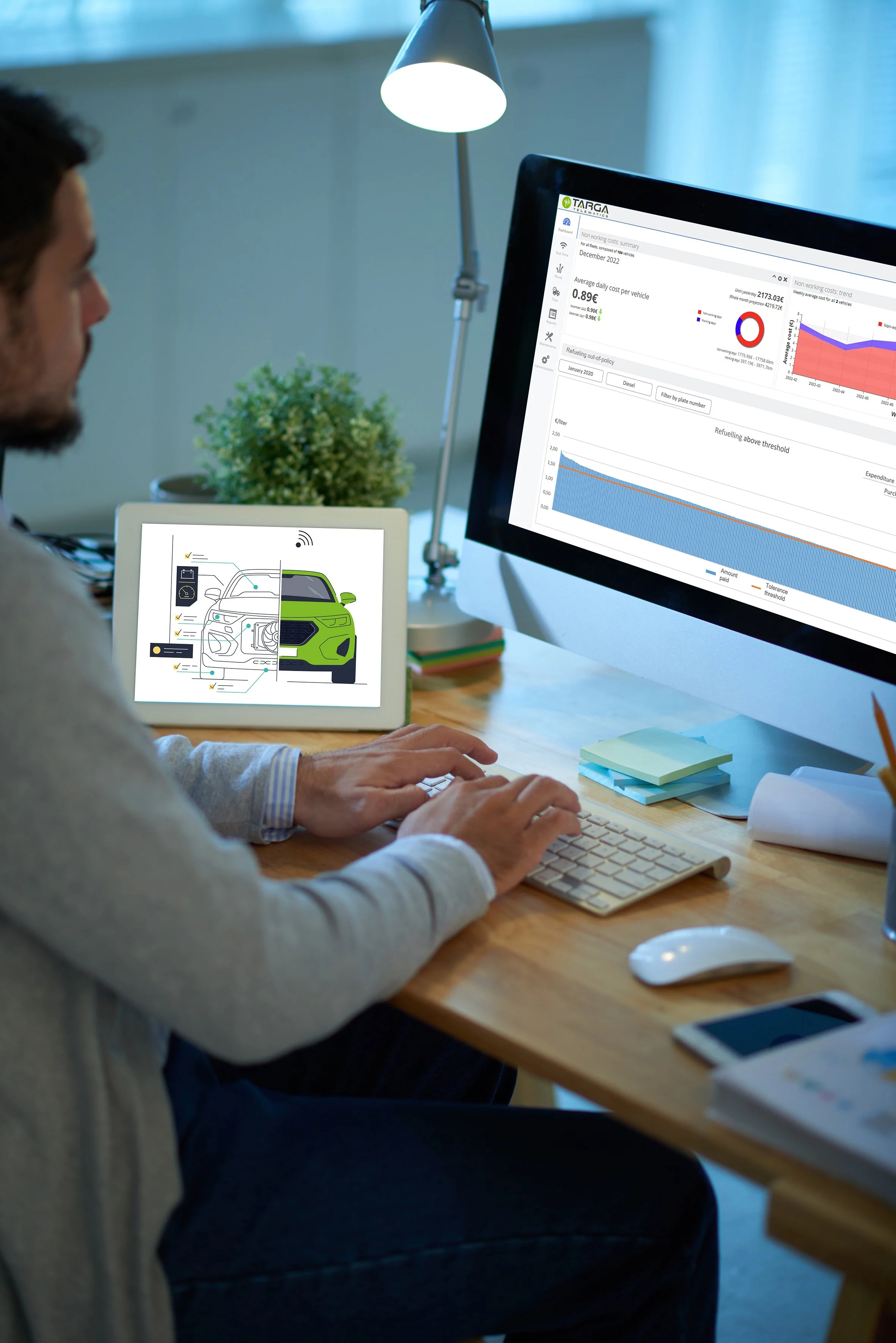 Maintenance Excellence helps overcome information fragmentation by integrating data from telematics devices