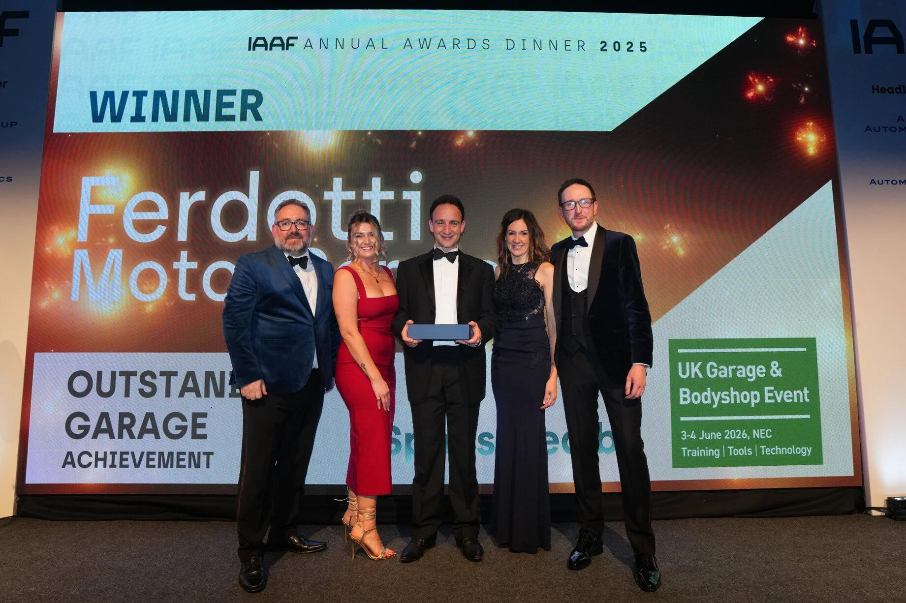 The national award honours the business for its outstanding customer service