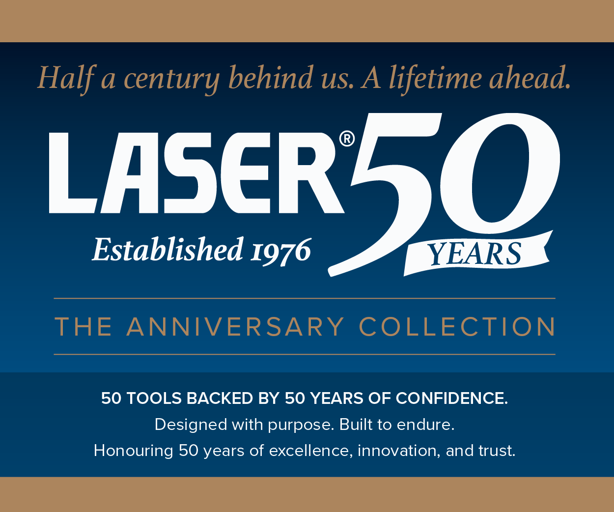 Laser Tools 50 years anniversary 50 tools