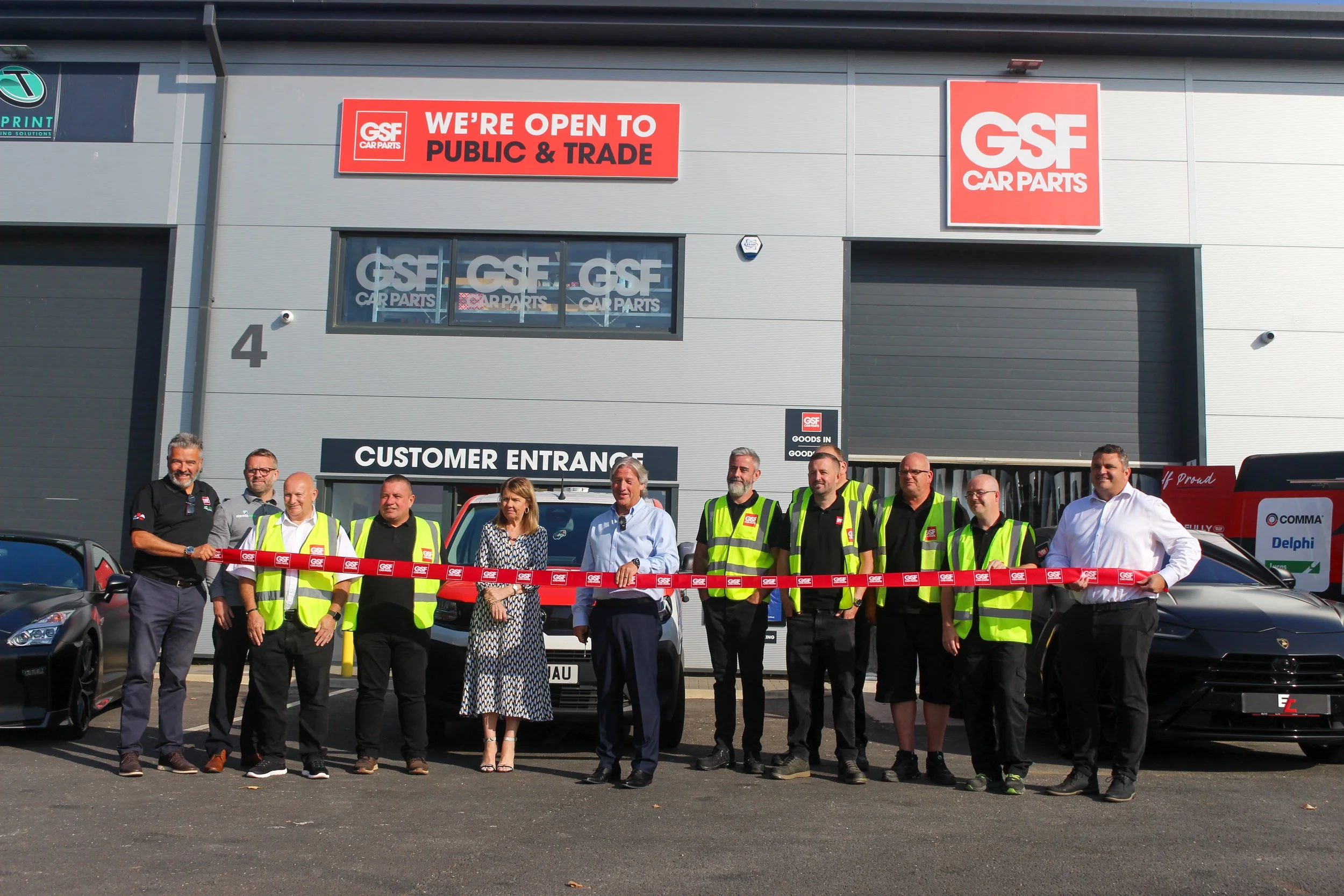 GSF Car Parts has cut the ribbon on a new branch in Blackpool