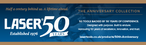 Laser Tools banner 50 years