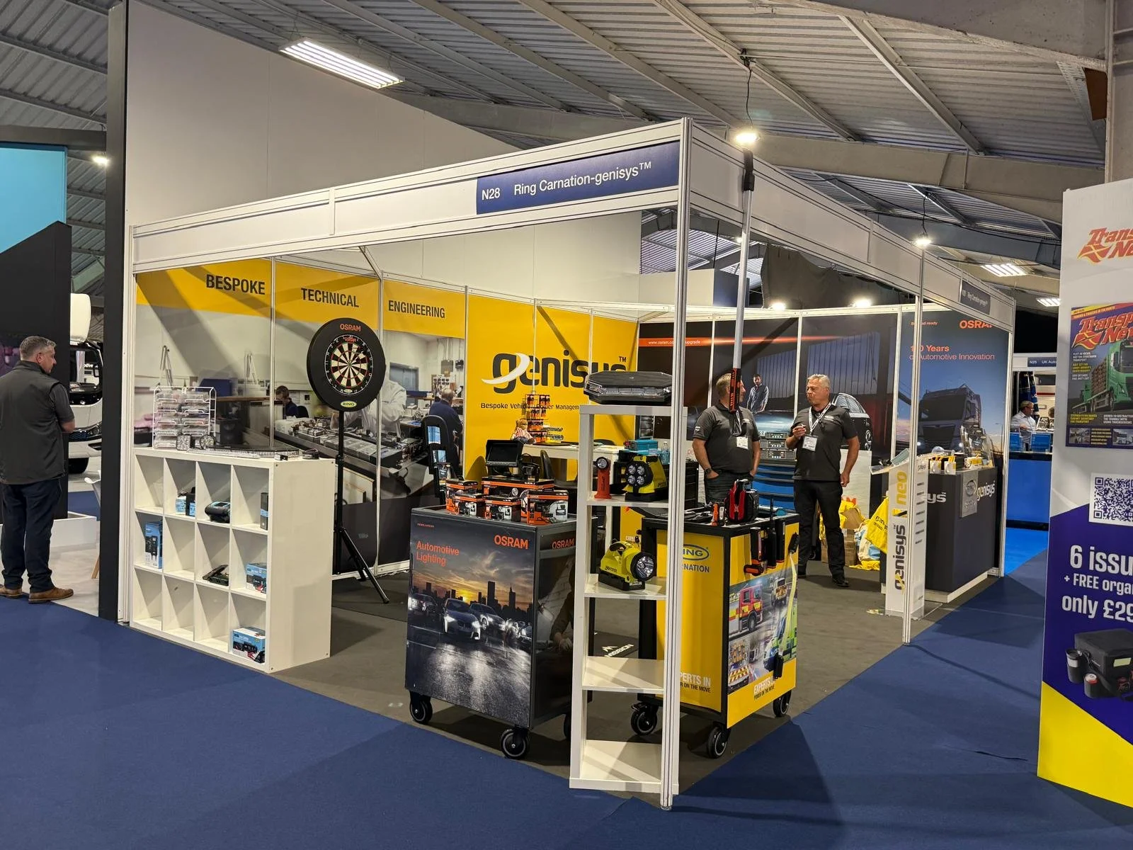 The stand displayed an extensive range of products from both brands and staff were on hand to demonstrate the benefits