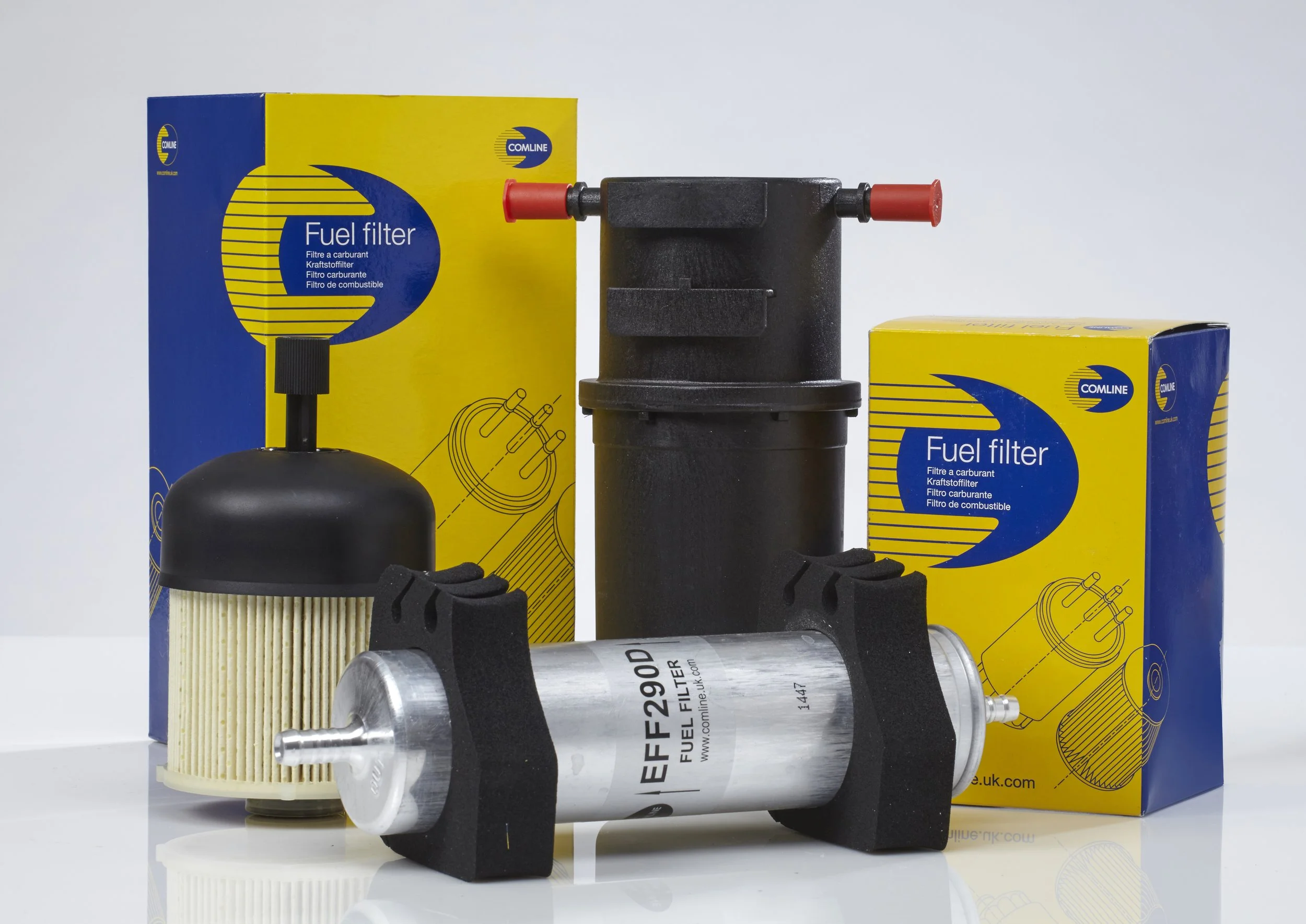 A fuel filter keeps dirt, rust and water out of the fuel system, protecting key parts – like injectors and pumps