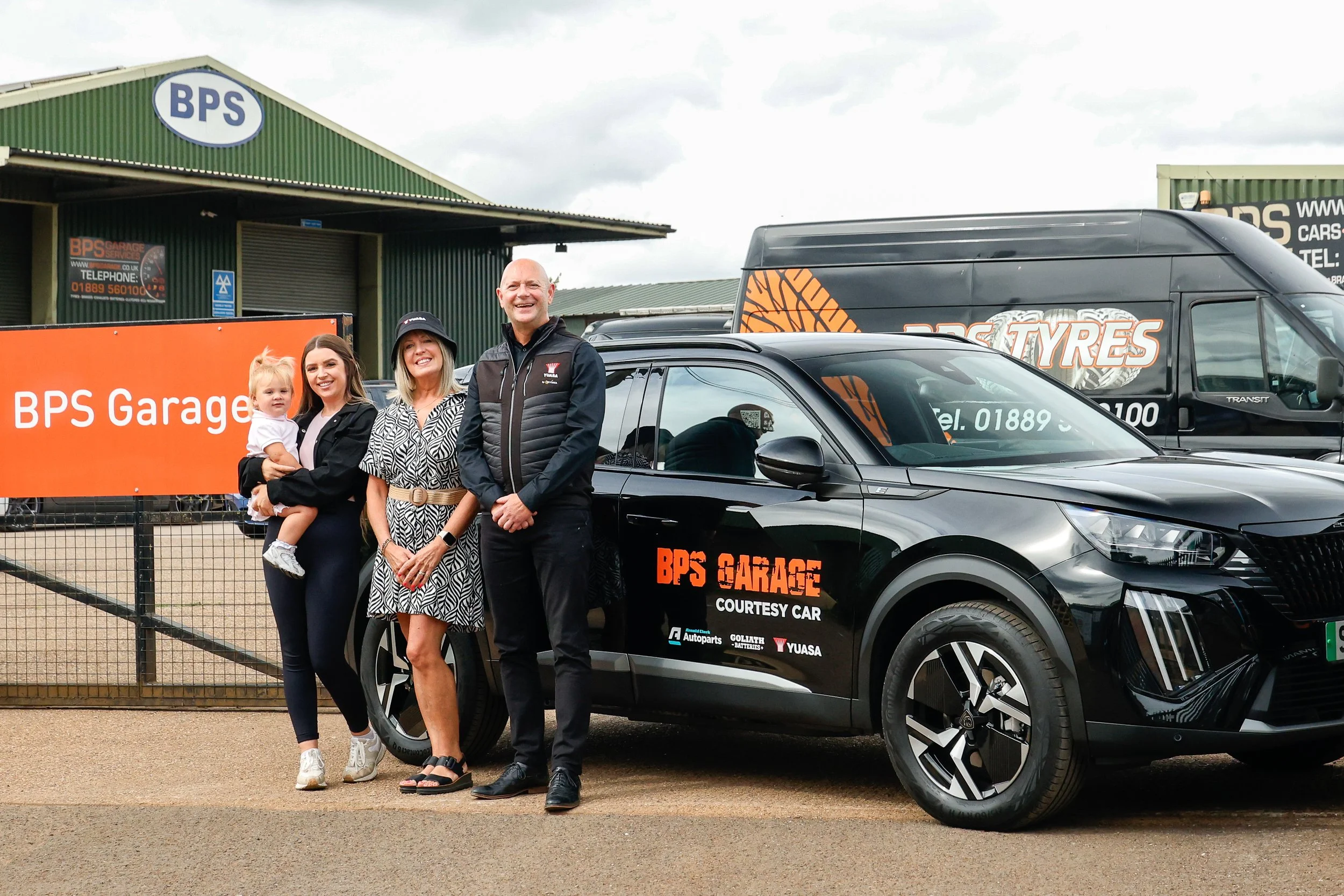 Earning a 12-month stewardship of a new Peugeot e-2008, finished in Nera Black, is established Staffordshire workshop, BPS Garages