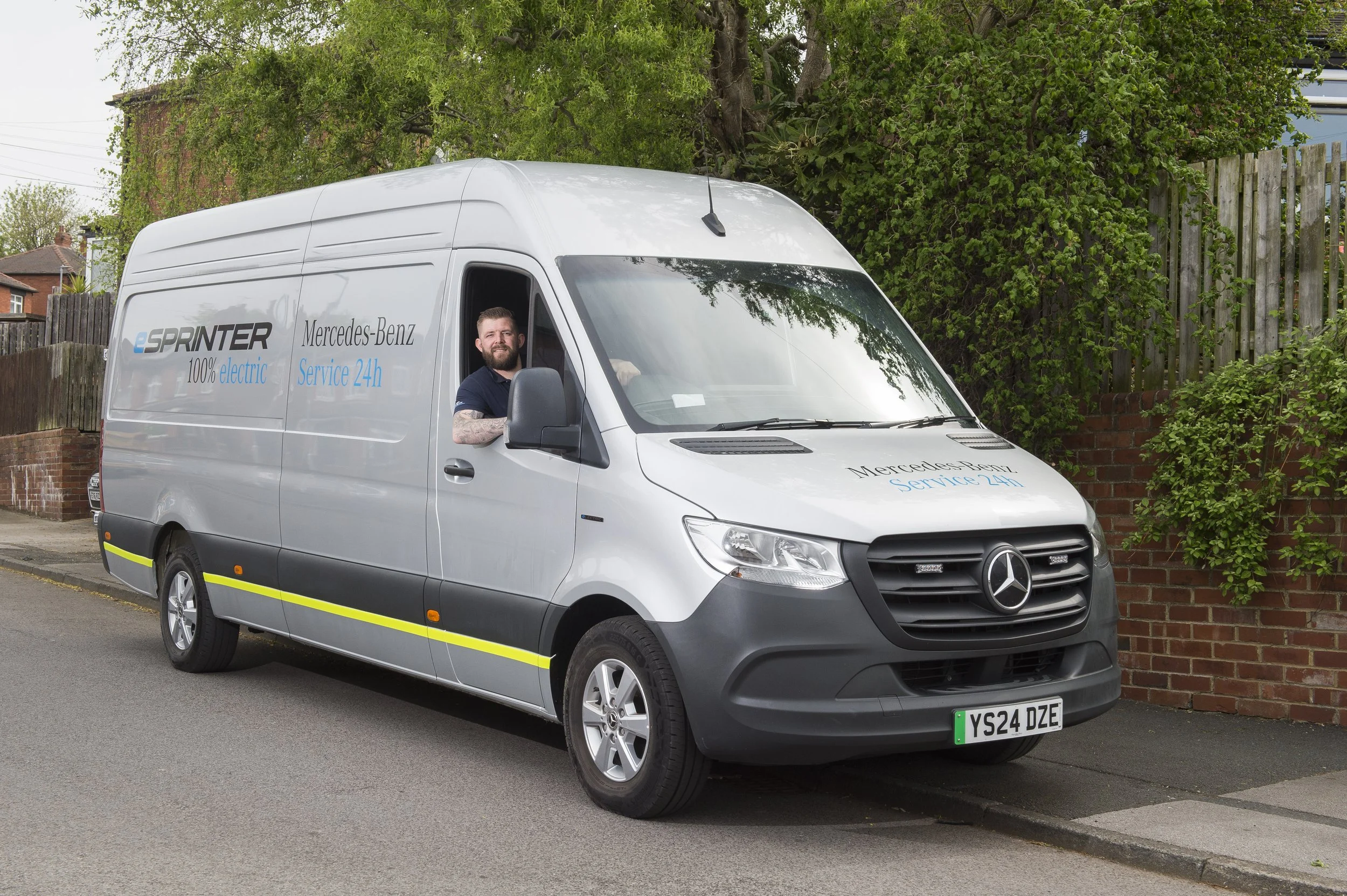 Mercedes-Benz Vans has launched eSprinters into its Service24h powering 24/7 roadside assistance