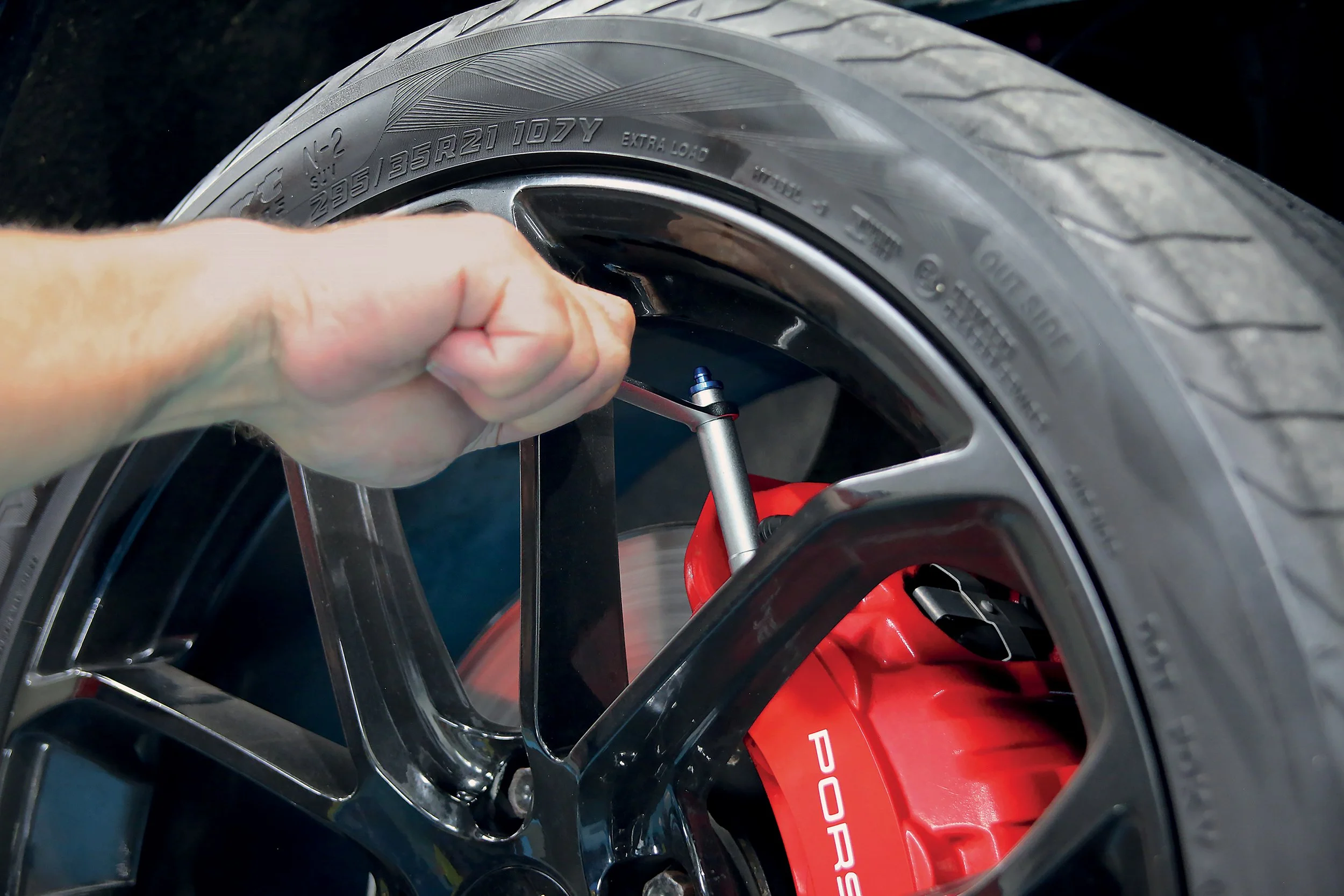 Brake bleeding is a routine job that can slow a busy workshop when access is awkward