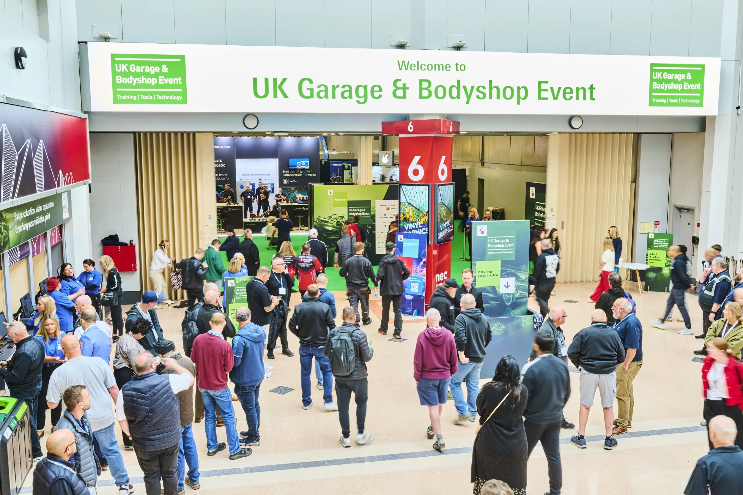 UK Garage & Bodyshop Event 2026 welcomed 6,098 garage, bodyshop and detailing business owners and senior technicians to the NEC Birmingham, representing an 18% increase in attendance compared with the 2024 event