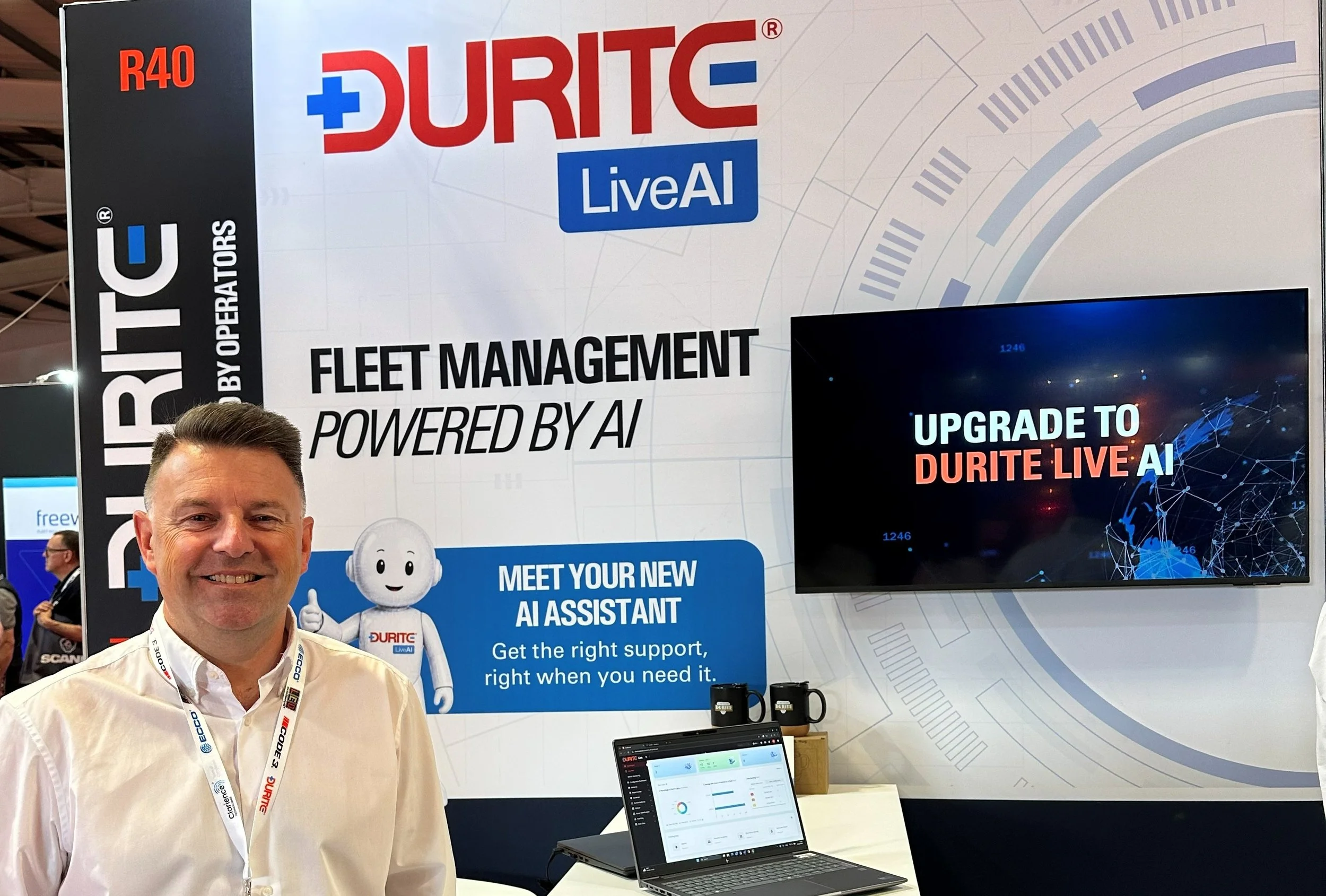 The exhibition provided the first opportunity for operators to experience Durite Live AI