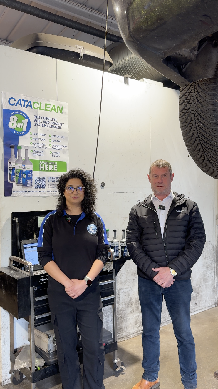 Working closely together over the past six months, the Cataclean team has supported Courtwood Car Services with product training