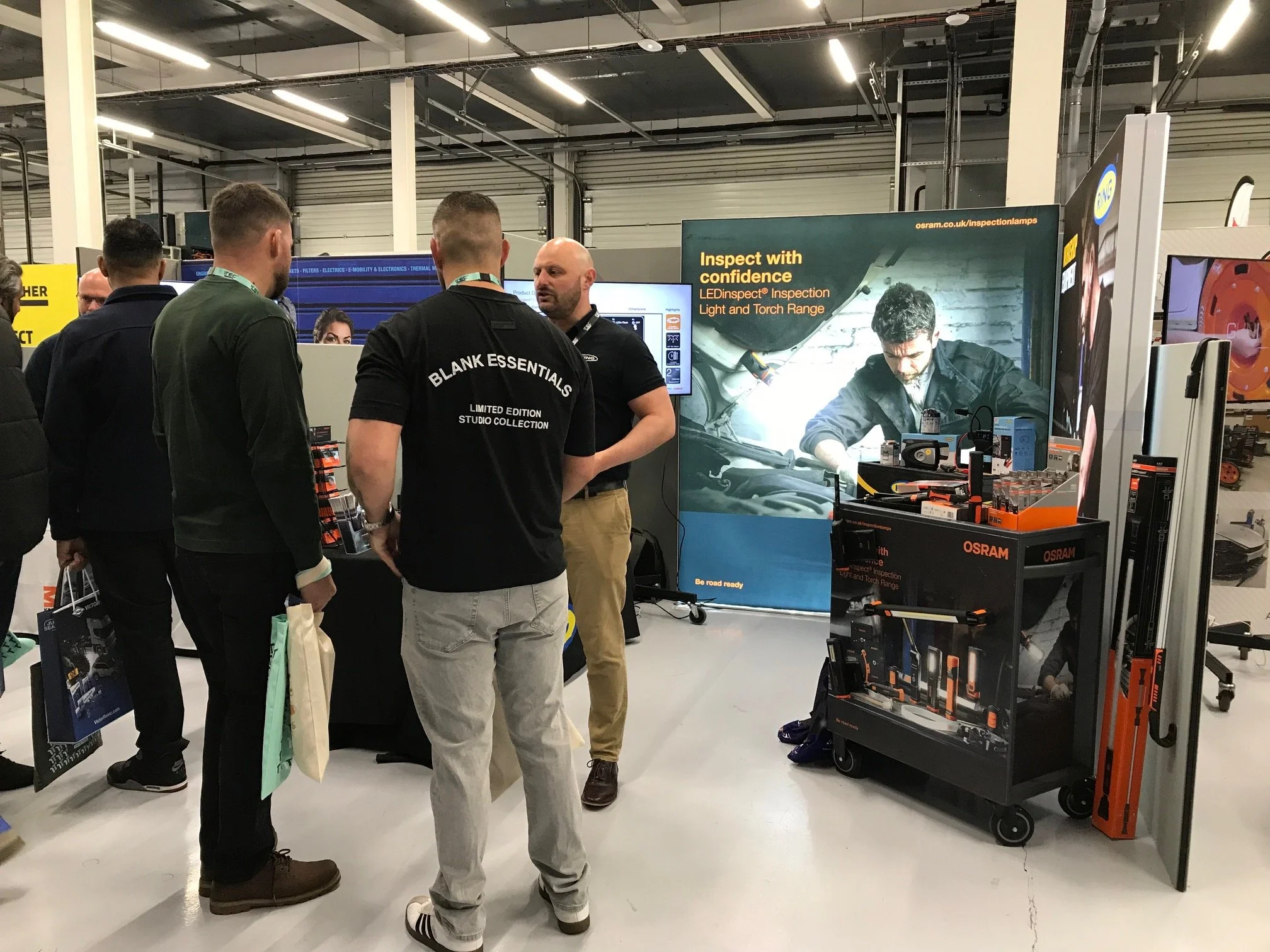 Experts from both Ring and OSRAM were on hand throughout the event to discuss products, offer advice and expertise