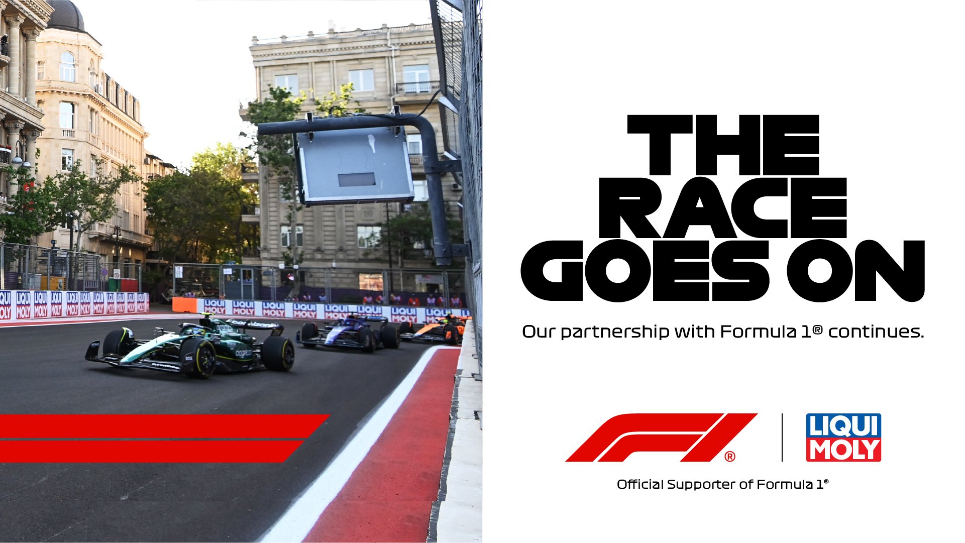 The renewed partnership strengthens LIQUI MOLY's long-term investment in Formula 1