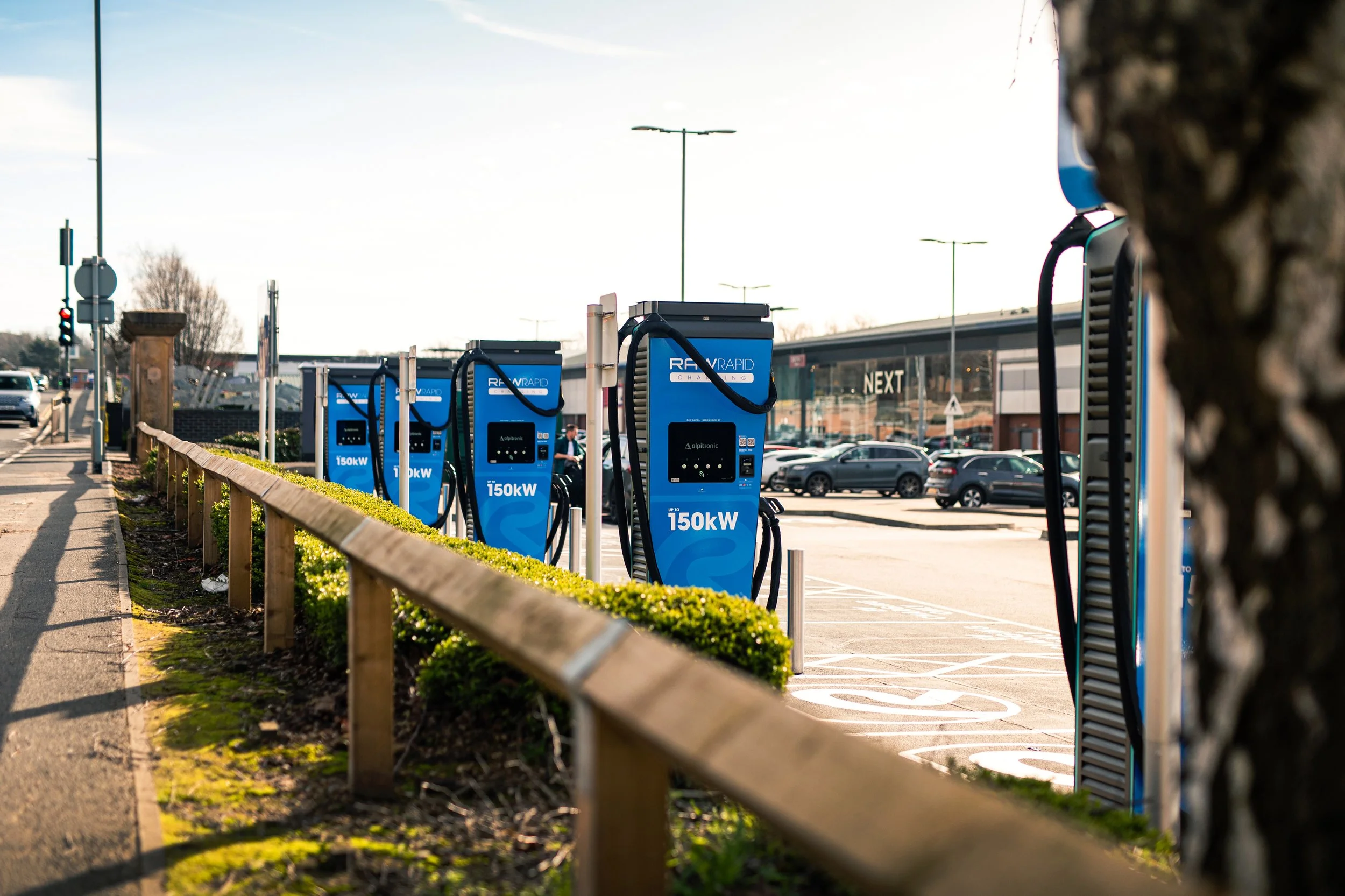 16 new ultra rapid EV charging bays installed, offering speeds of up to 150kW