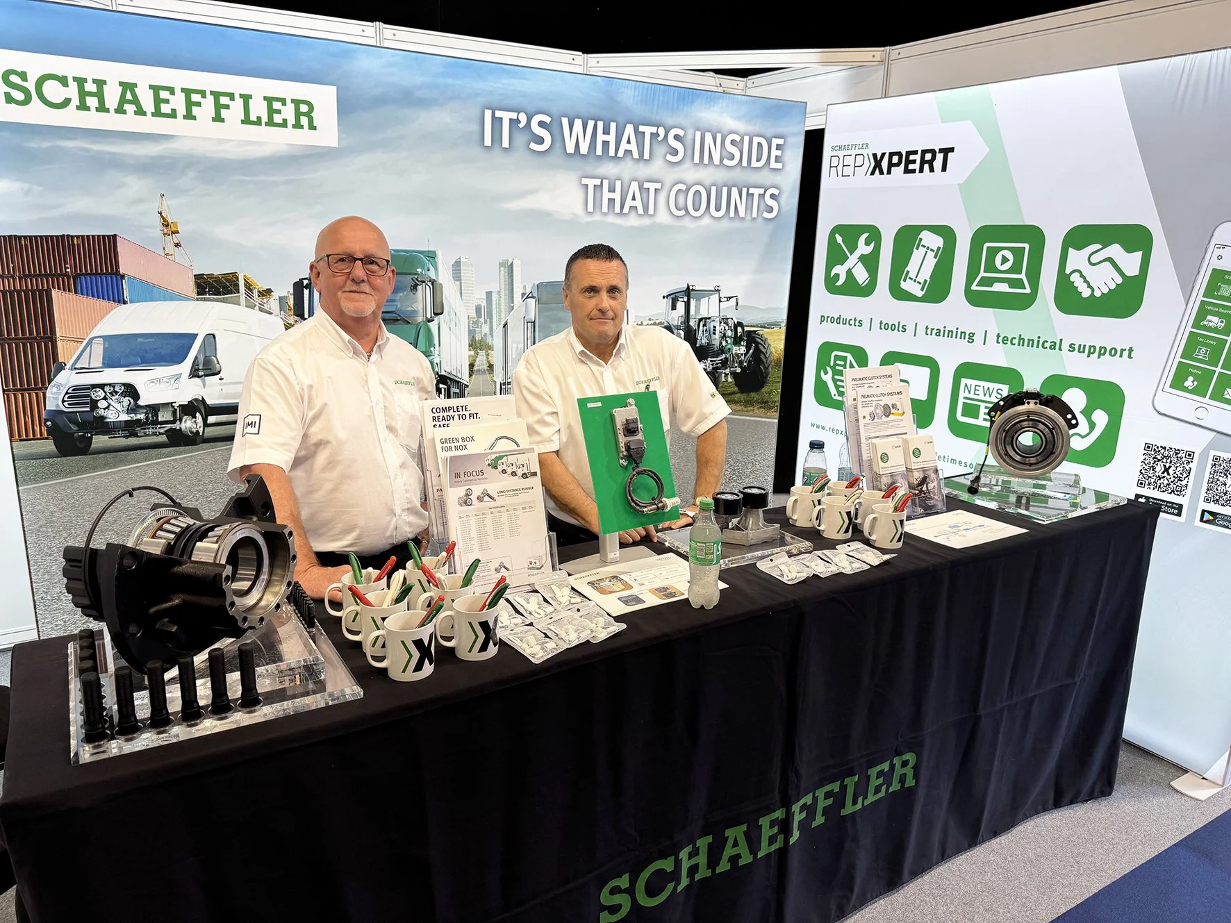 Schaeffler will have a team of commercial vehicle specialists will be on hand