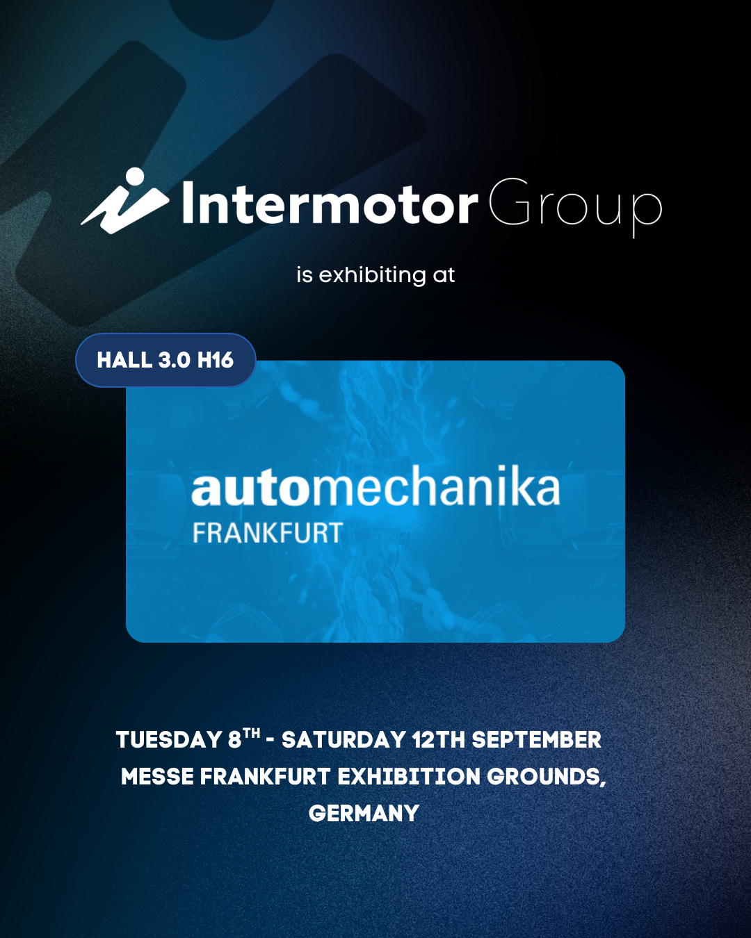 Intermotor Group will use the exhibition to strengthen relationships with existing partners while exploring new opportunities