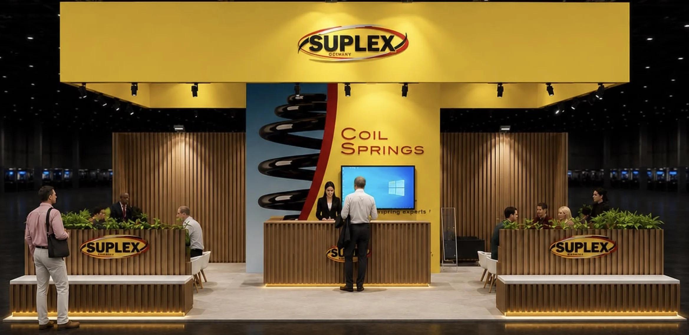 Naturally, the stand will feature examples of the various coil spring designs that Suplex manufactures from its facility in Willich