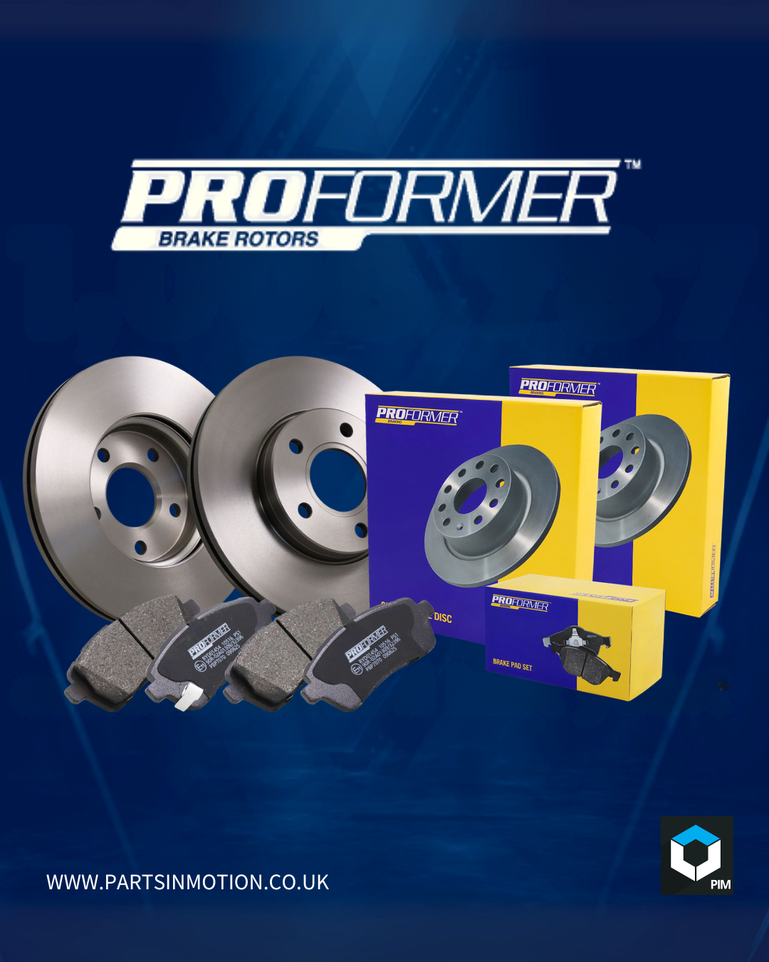The distributor has introduced a wide selection of brake pads and discs, manufactured to R90 standards