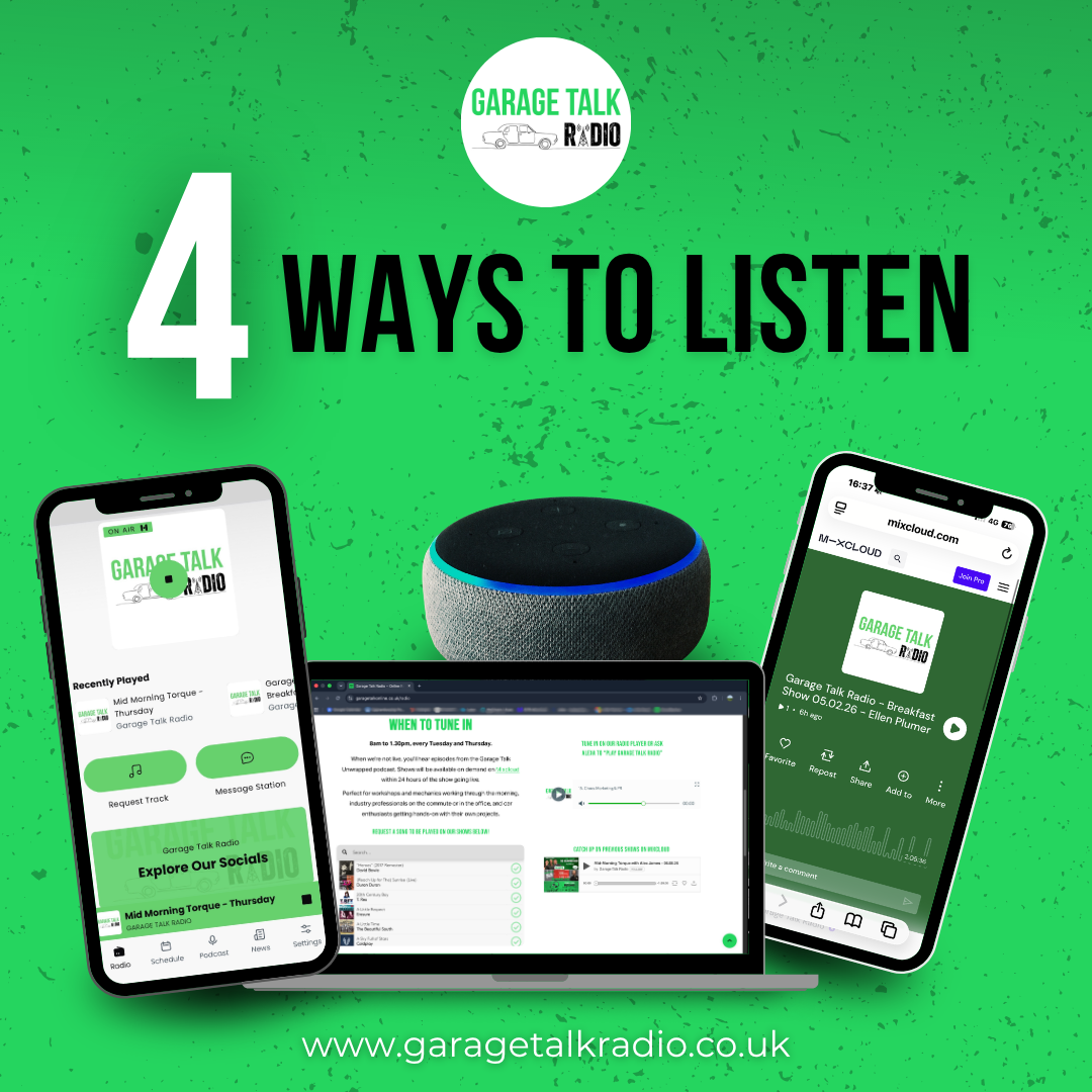 Garage Talk Radio has reached another major milestone, with its dedicated mobile app now available to download on both the Apple App Store and Google Play Store.