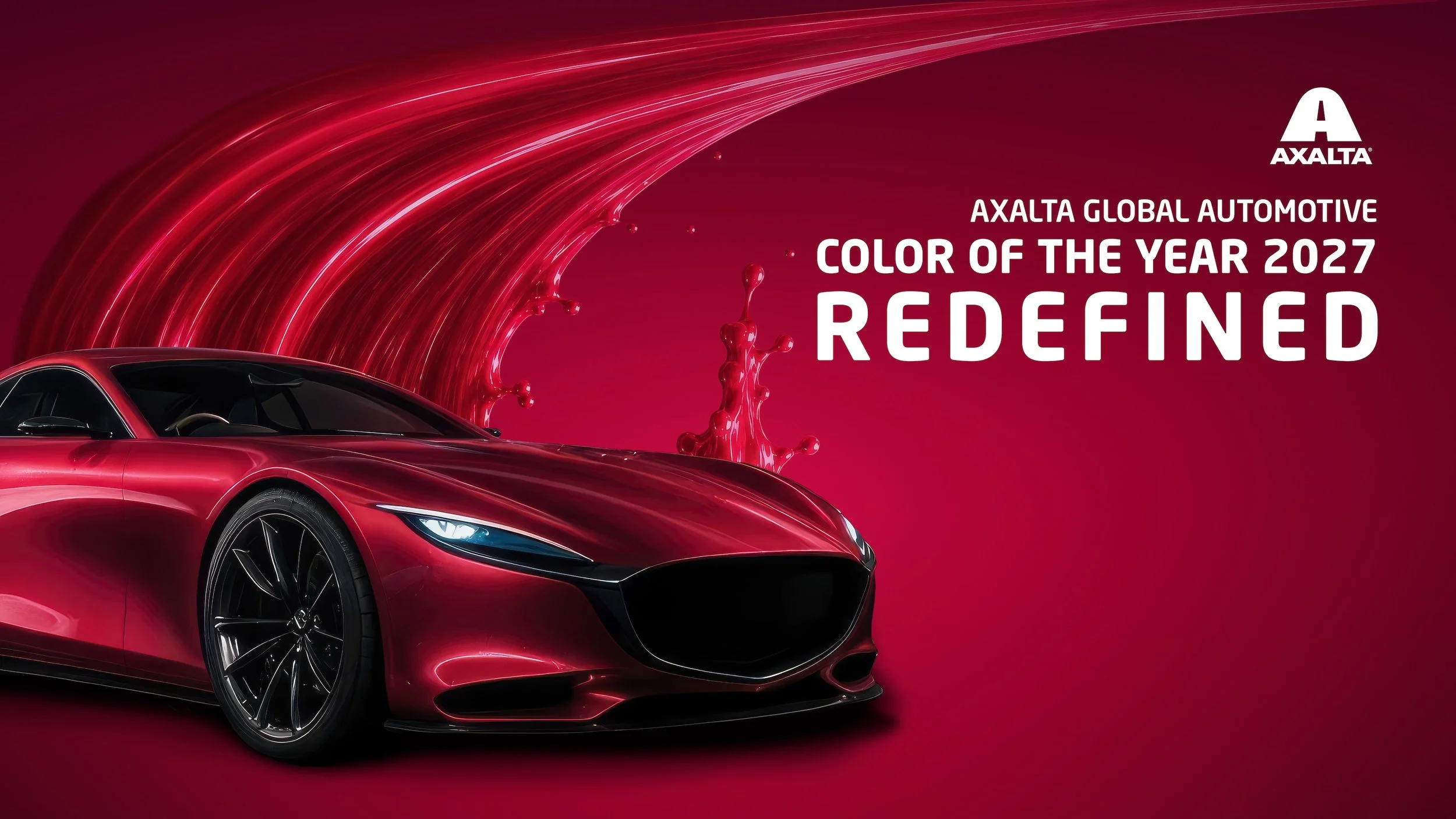 Deep ruby-red finish brings a new perspective to automotive colour with a sophisticated,  jewel-like character  