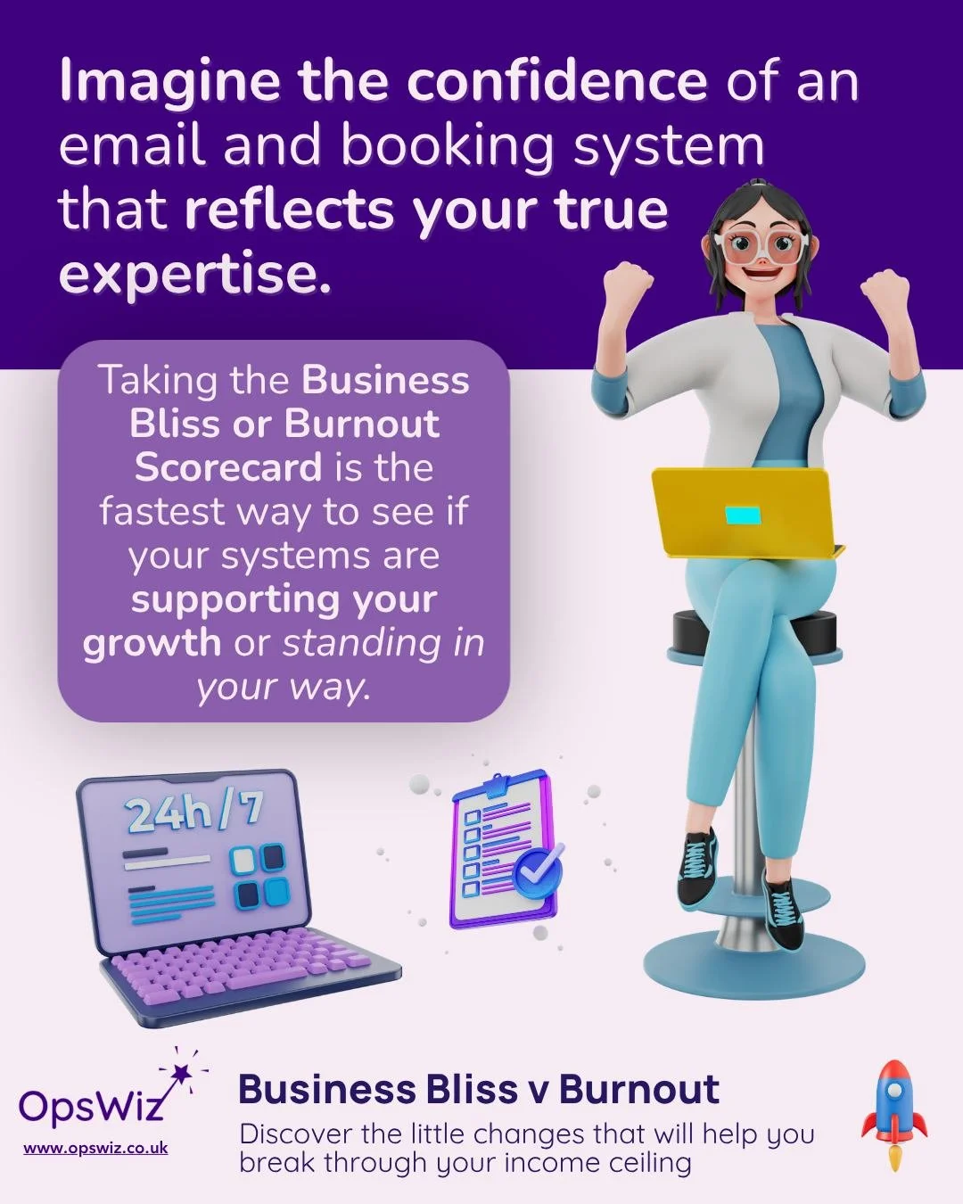 Professionalism feels good: imagine the confidence of an email and booking system that reflects your true expertise.

Ever felt a twinge of hesitation before sending a booking link or a manual invoice? That&rsquo;s imposter syndrome feeding on "