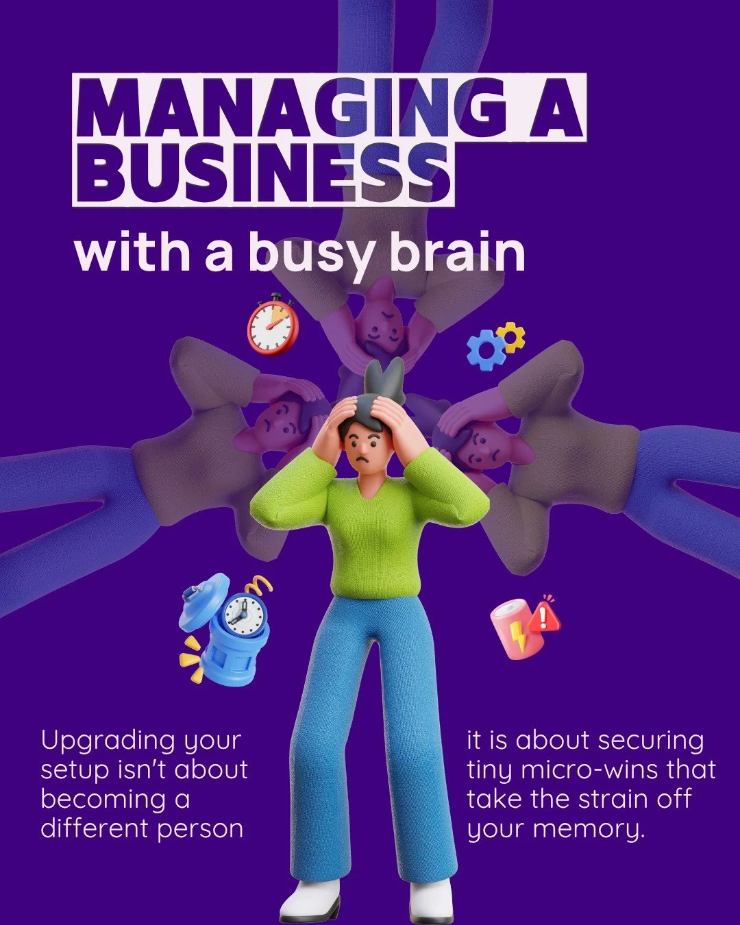 Managing a Business with a "Busy Brain"

Forgetting follow-ups or drowning in loose notes isn't a character flaw, it's a missing system.

If you rely on memory to run your back office, you are constantly forcing your brain to do a job it wa