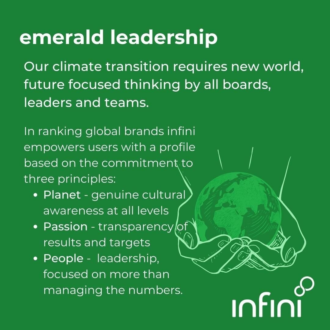 rotate your brand selections to the best businesses leading in sustainability... #emeraldleadership #rethinkyourcarbonfootprint
